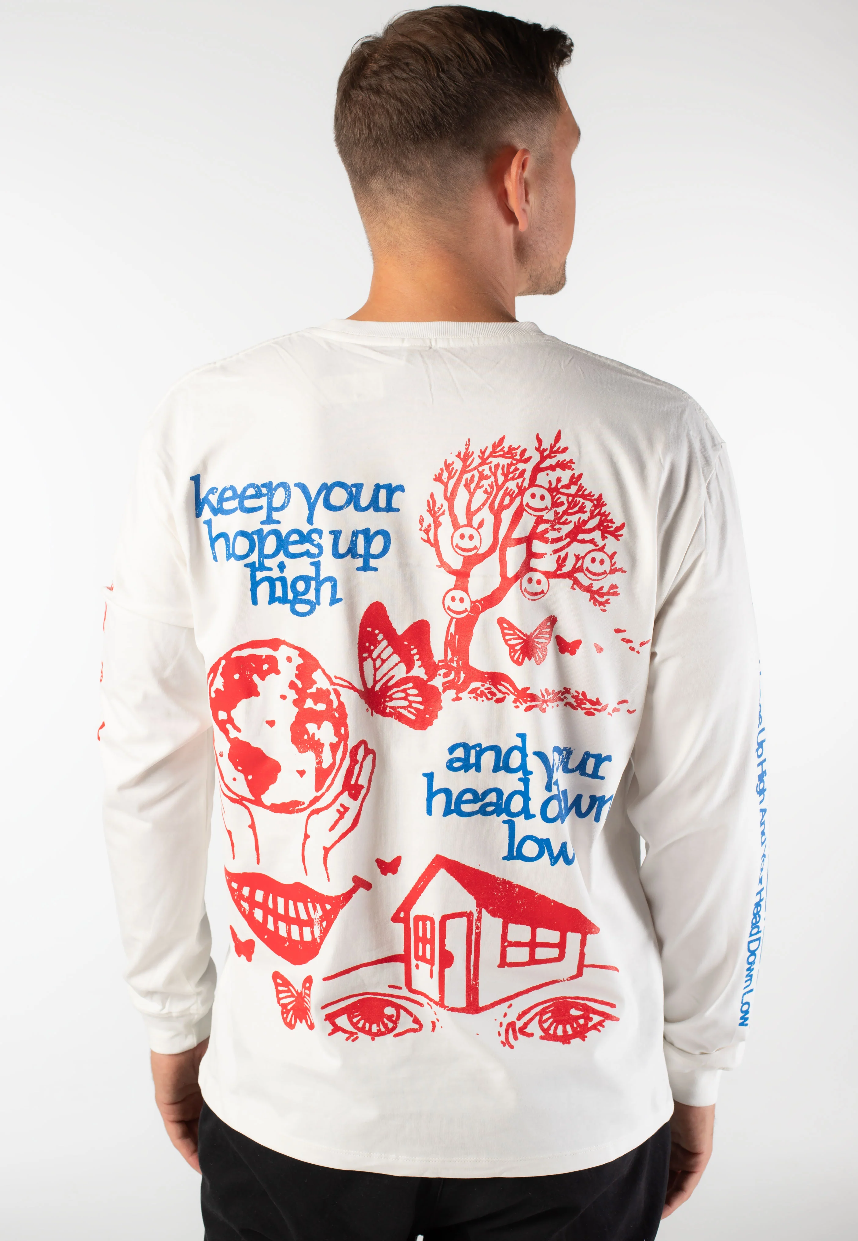 A Day To Remember - All I Want Faded White - Longsleeve - Image 4