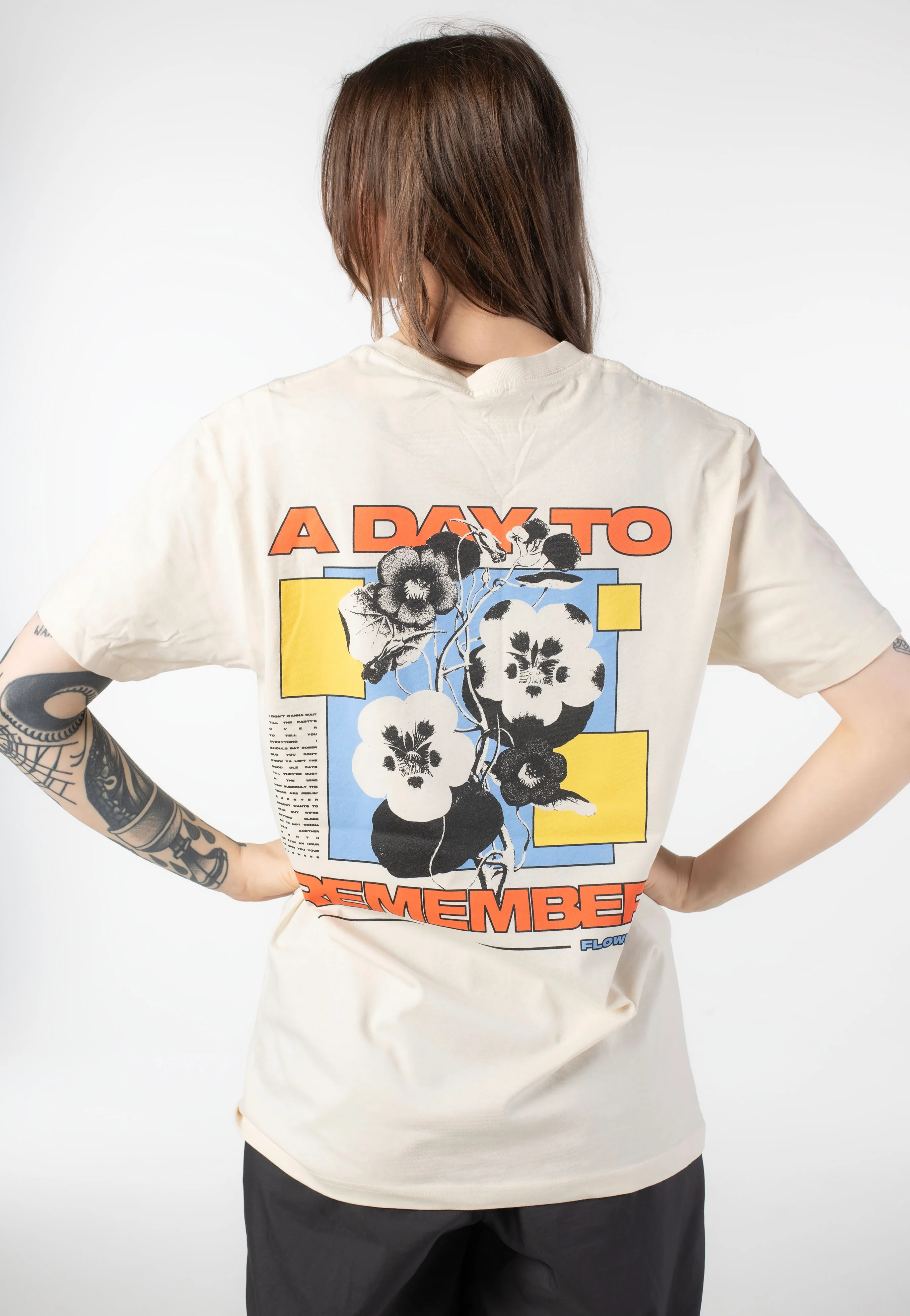 A Day To Remember - Flowers Ecru - T-Shirt - Image 6