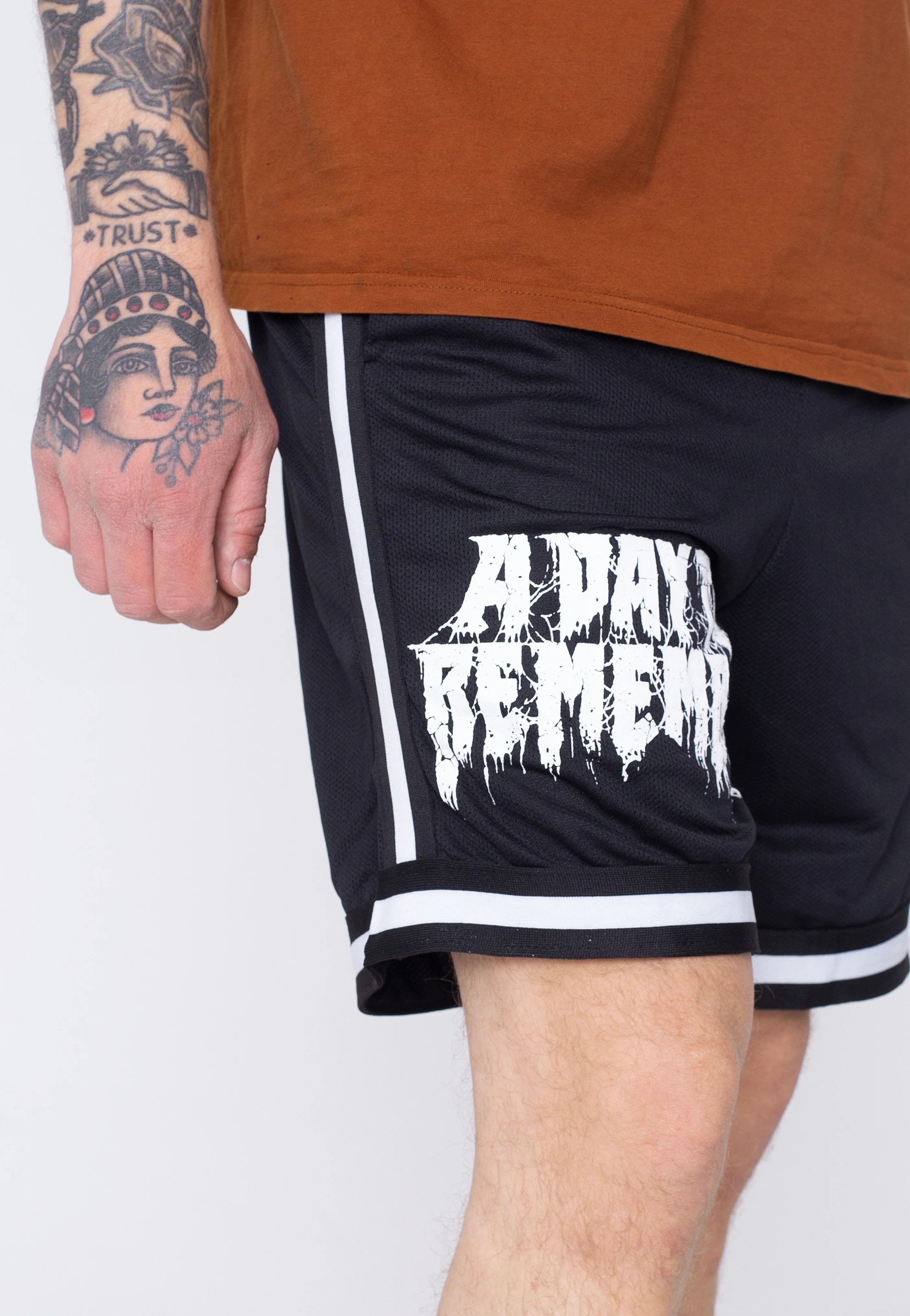 A Day To Remember - Riddick Logo Striped - Shorts - Image 5