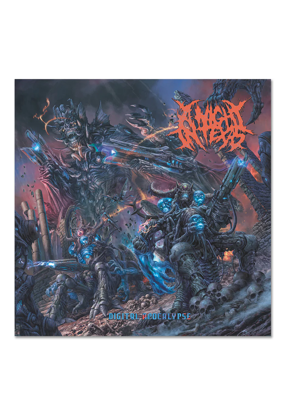 A Night In Texas - Digital Apocalypse Ltd. Apocalyptic - Splattered Vinyl - Image 2