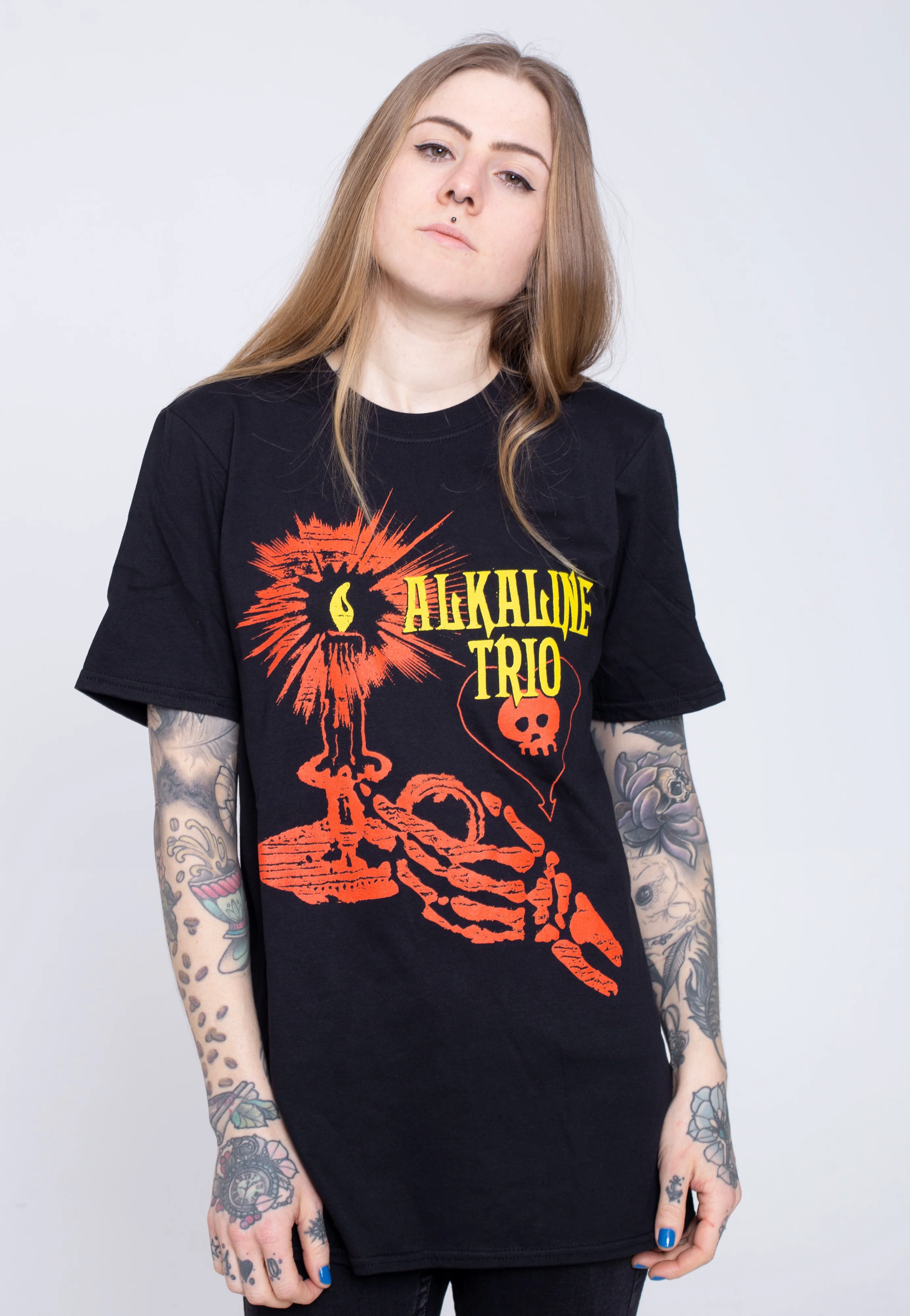 Alkaline Trio - Skele Candle - T-Shirt - Image 5