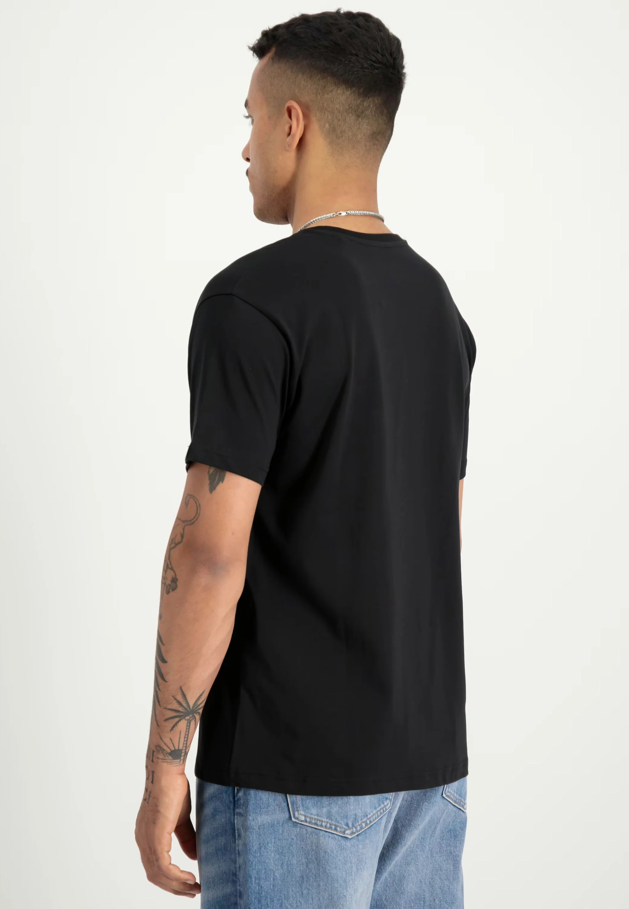 Alpha Industries - Basic T TPU Black/Chrome - T-Shirt - Image 4
