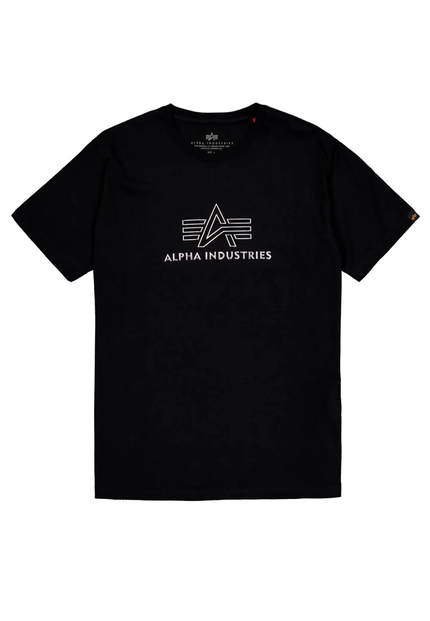Alpha Industries - Basic T TPU Black/Chrome - T-Shirt - Image 6