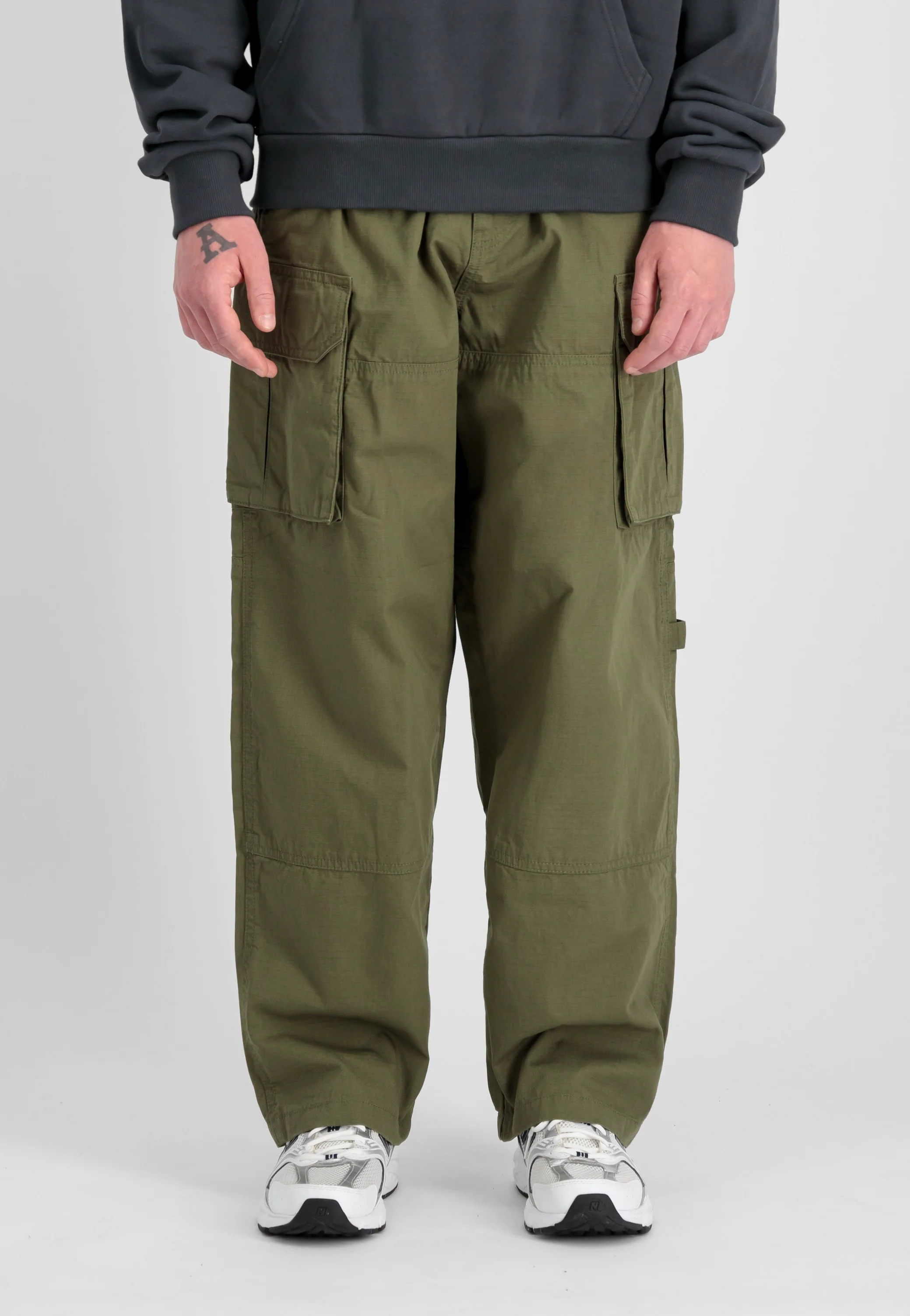 Alpha Industries - Ripstop Patchwork Dark Olive - Pants