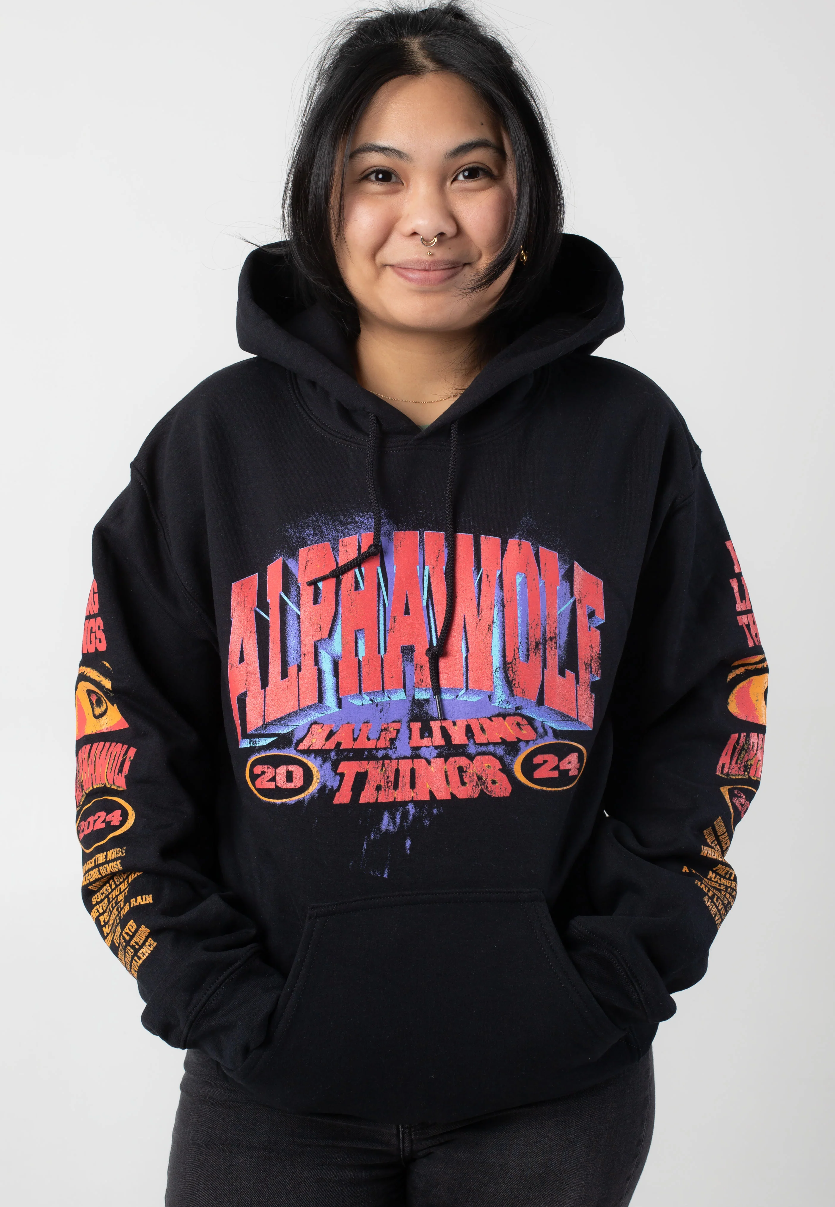 Alpha Wolf - Half Living Things - Hoodie - Image 7