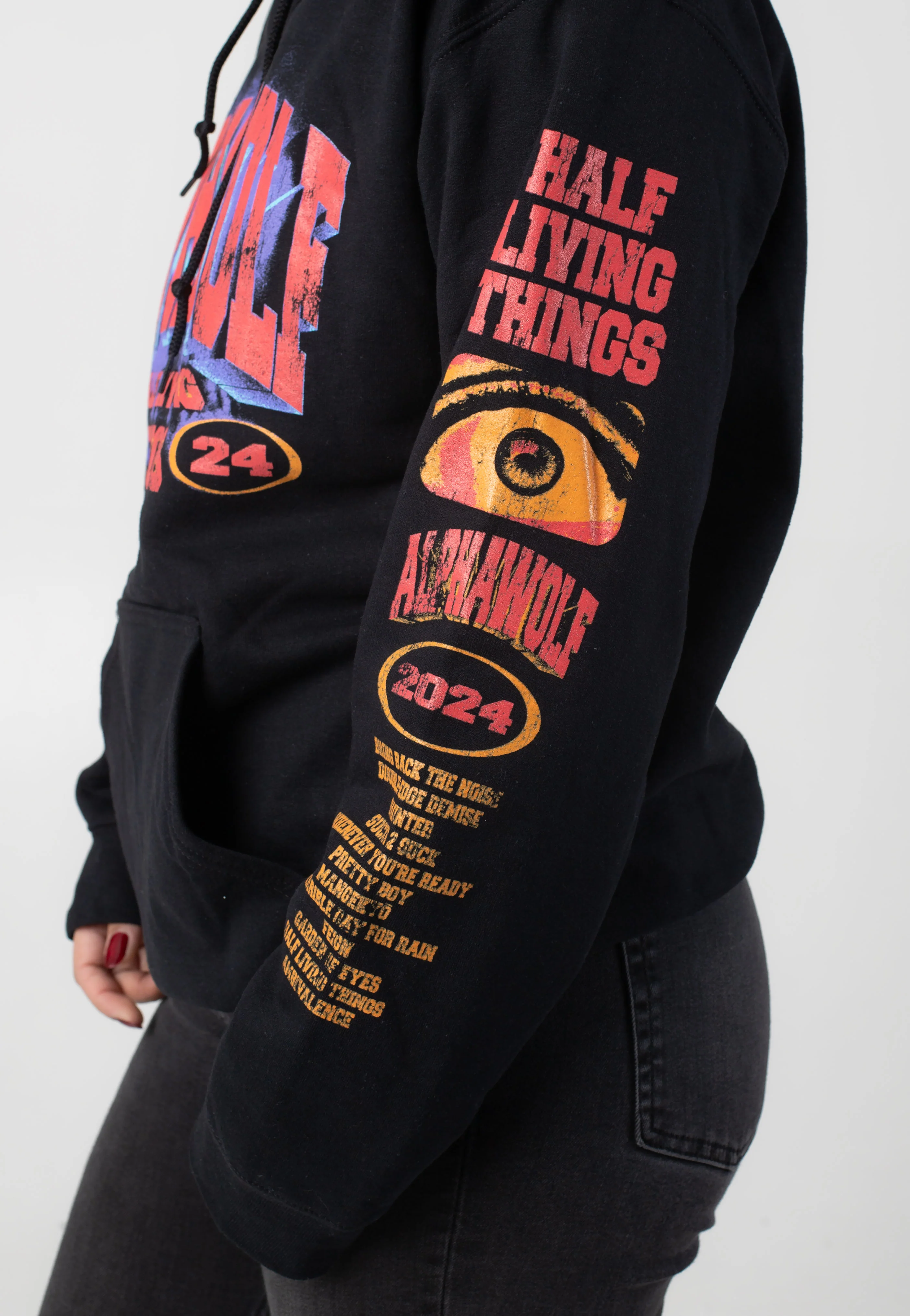 Alpha Wolf - Half Living Things - Hoodie - Image 8