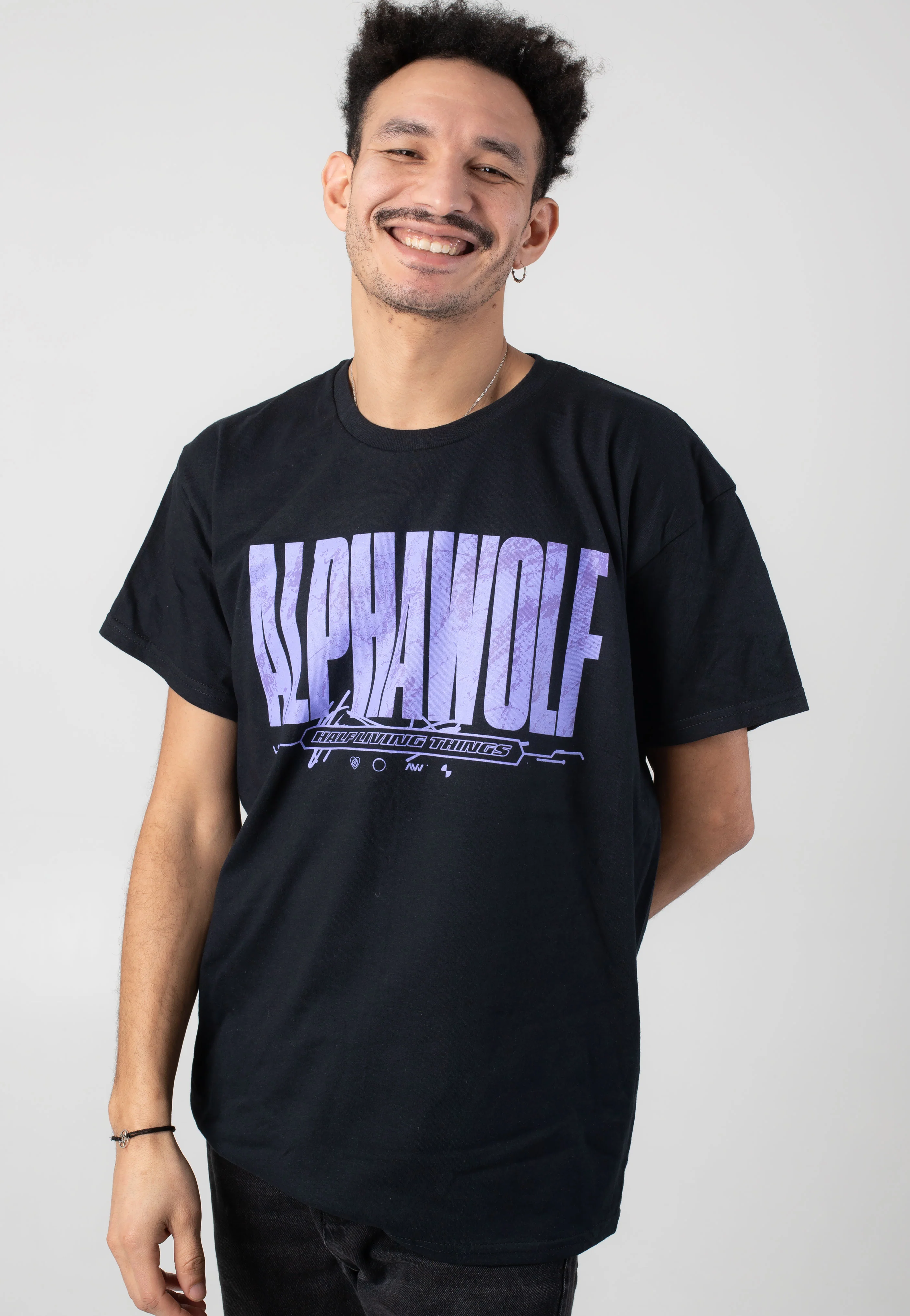 Alpha Wolf - Half Living Things - T-Shirt - Image 3