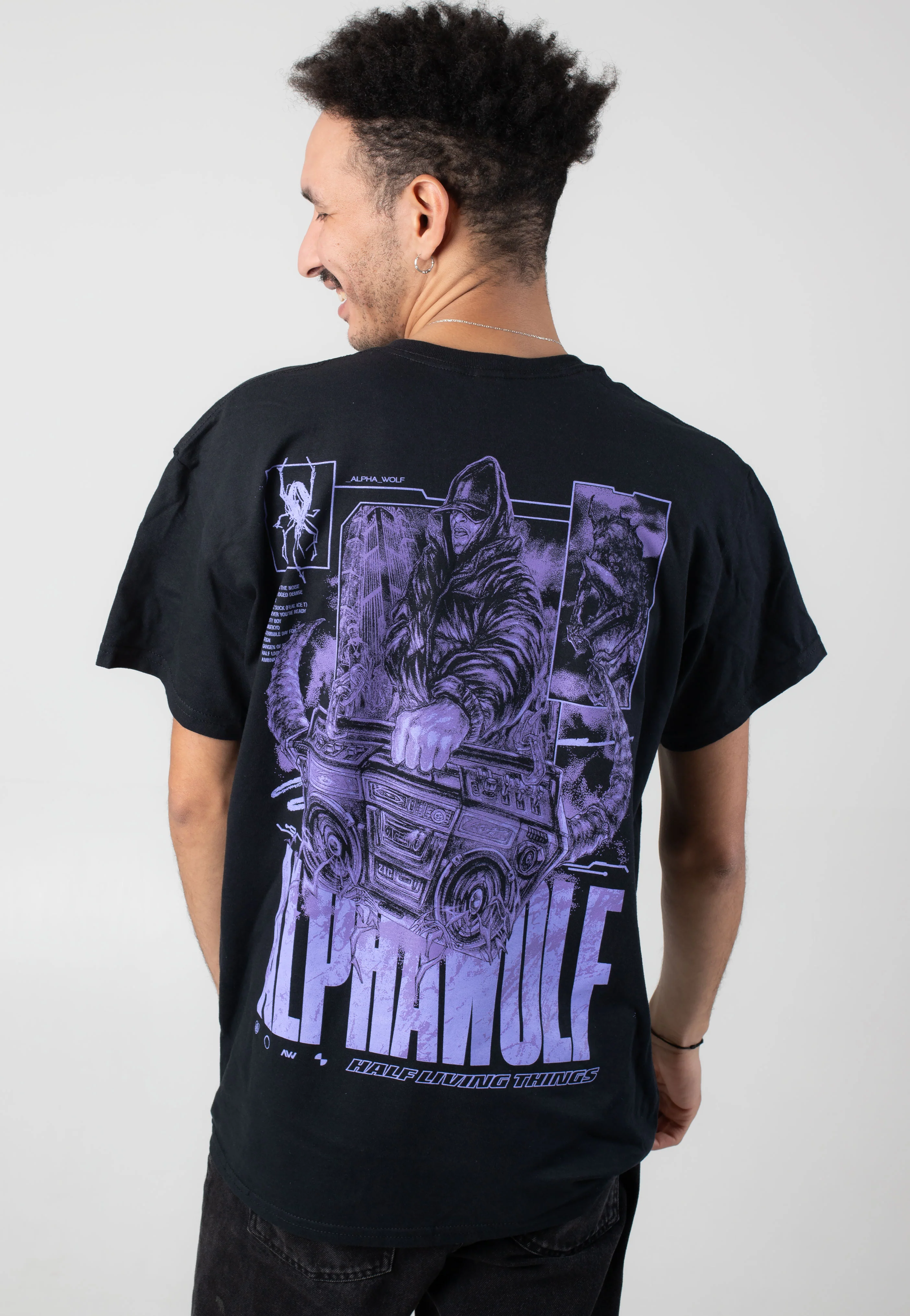 Alpha Wolf - Half Living Things - T-Shirt - Image 4