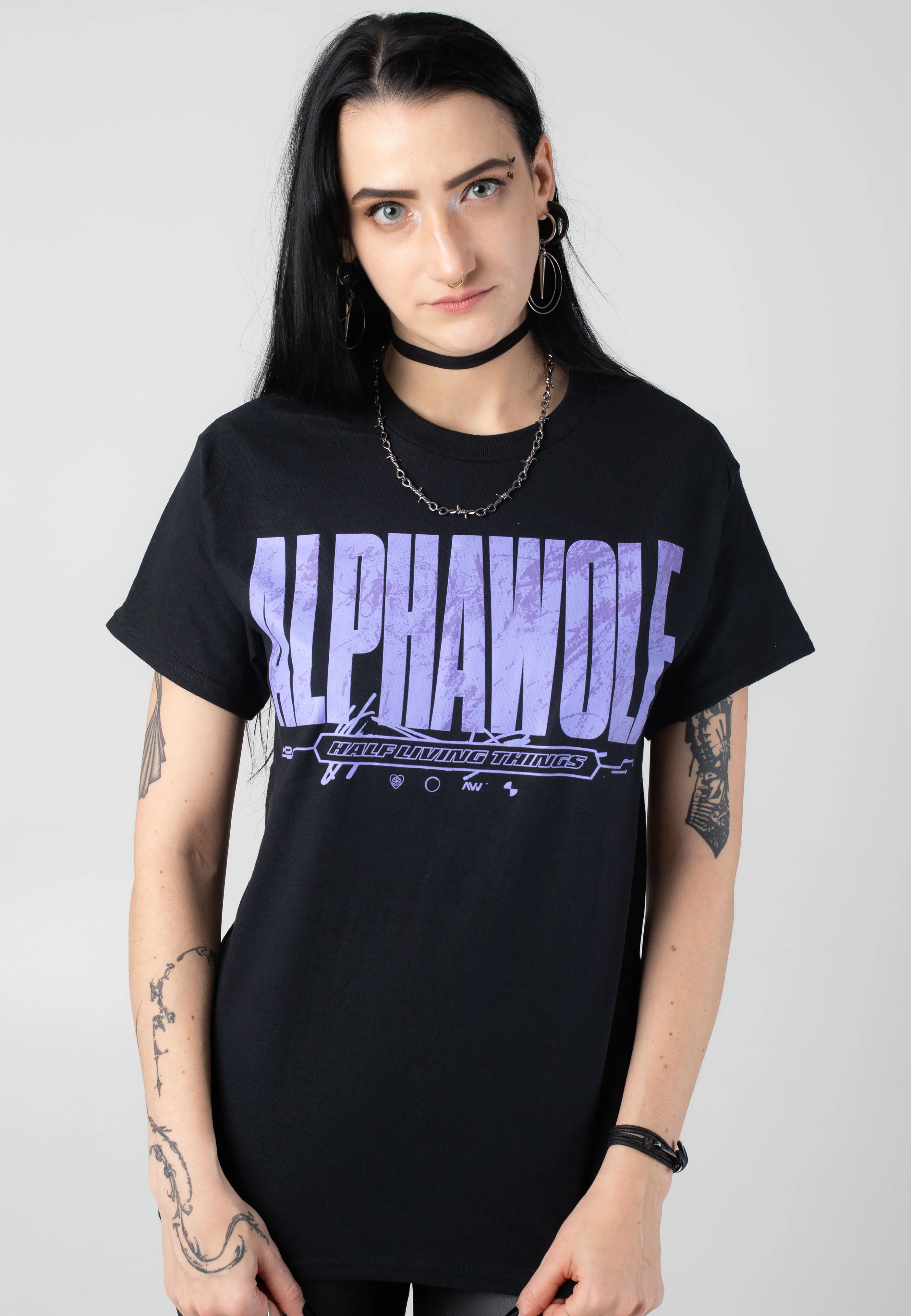 Alpha Wolf - Half Living Things - T-Shirt - Image 5