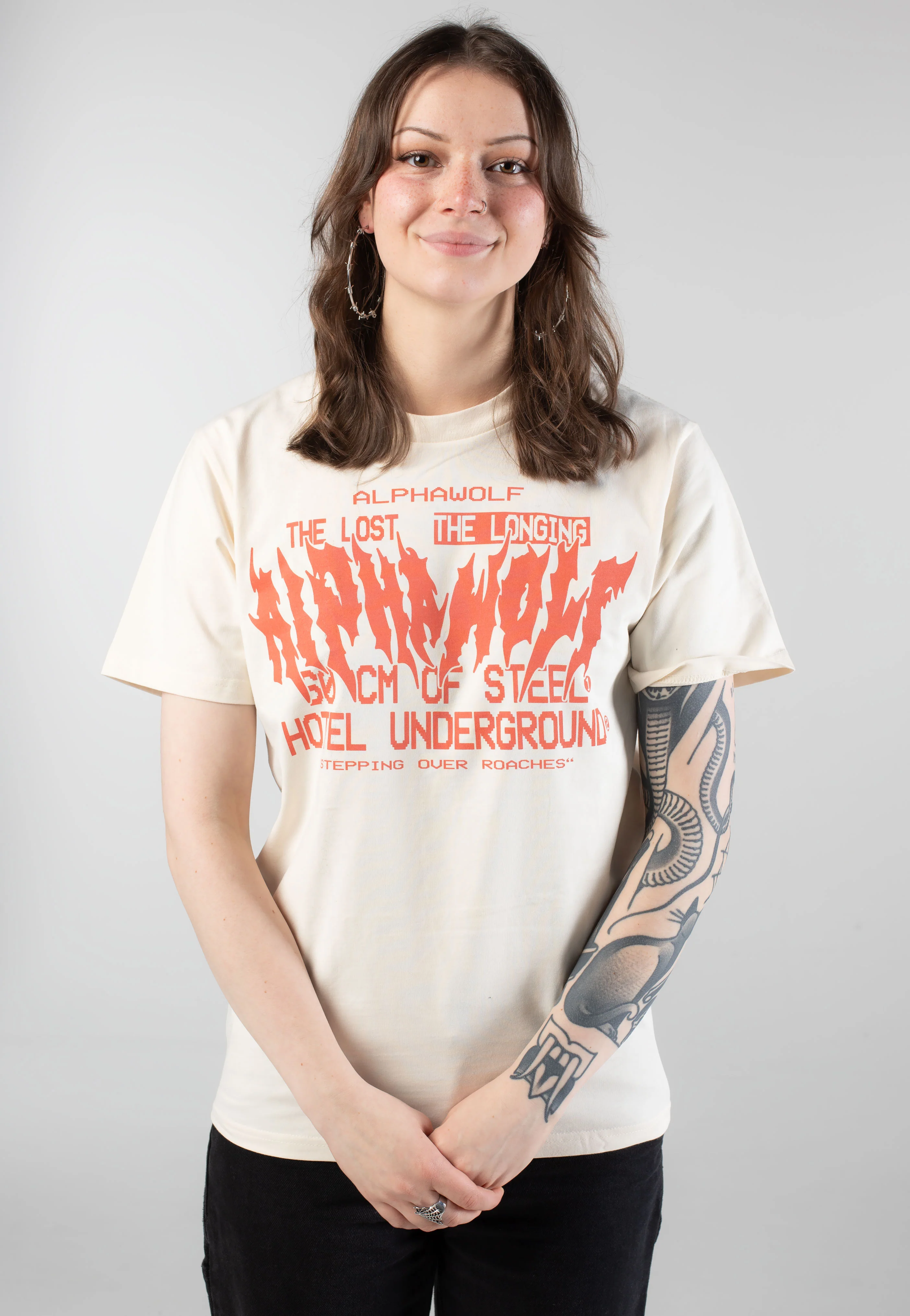 Alpha Wolf - Roaches Ecru - T-Shirt - Image 5