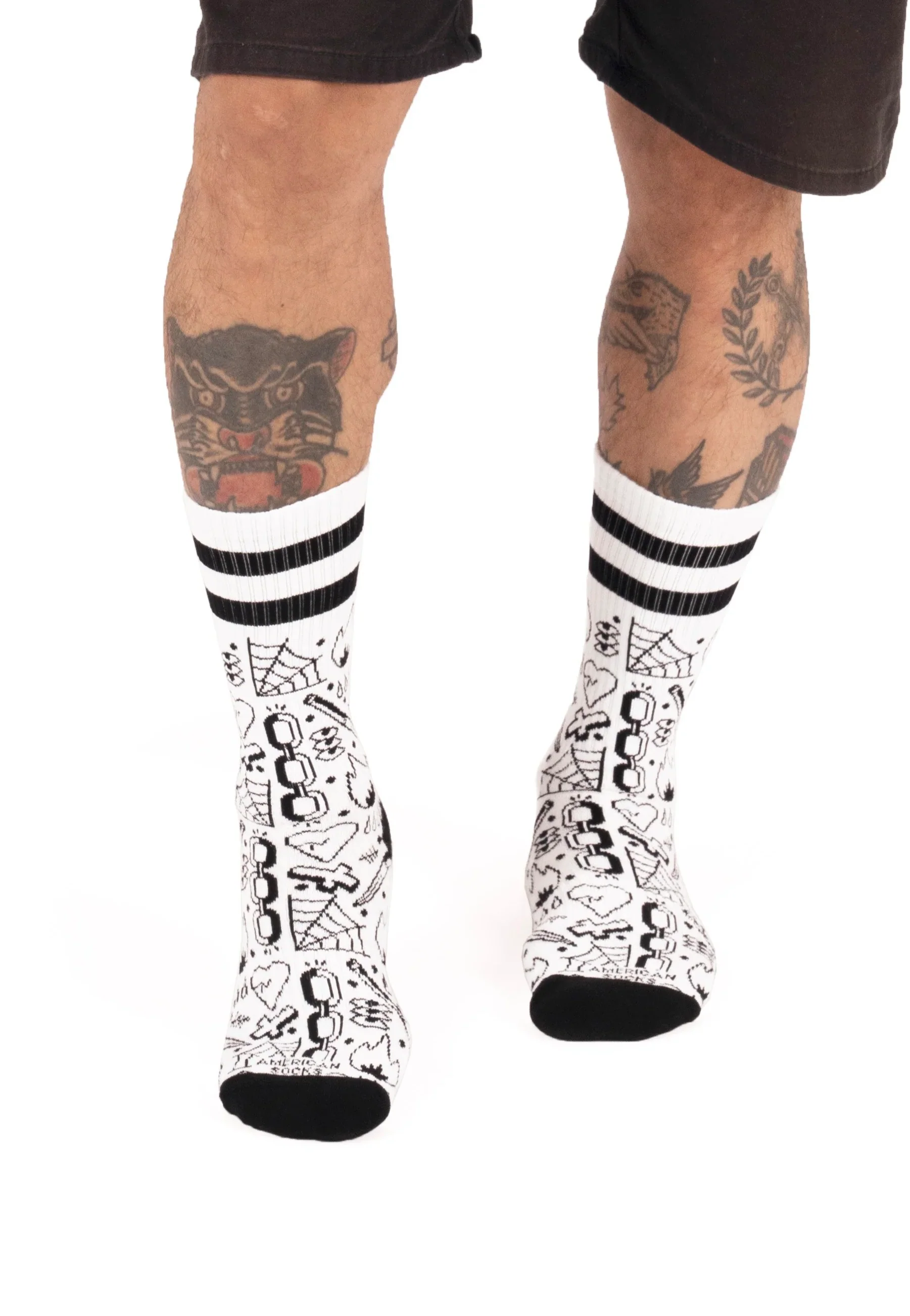 American Socks - Broken Chain Mid High - Socks - Image 4
