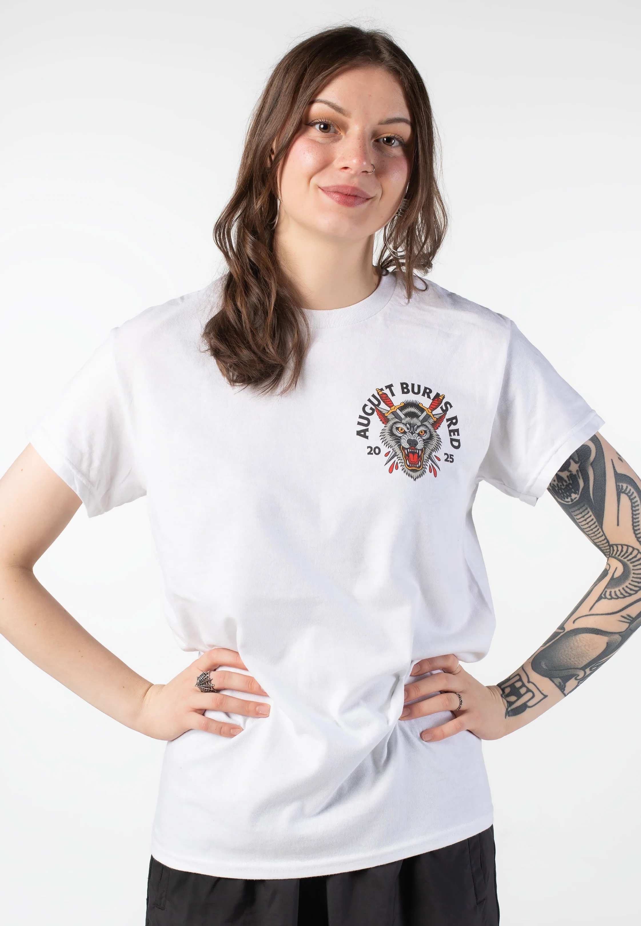 August Burns Red - Paramount Wolf White - T-Shirt - Image 6