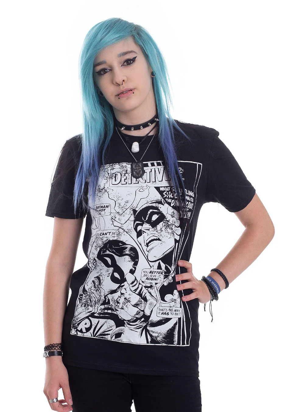 Batman - Dynamic Duo Distressed - T-Shirt - Image 3