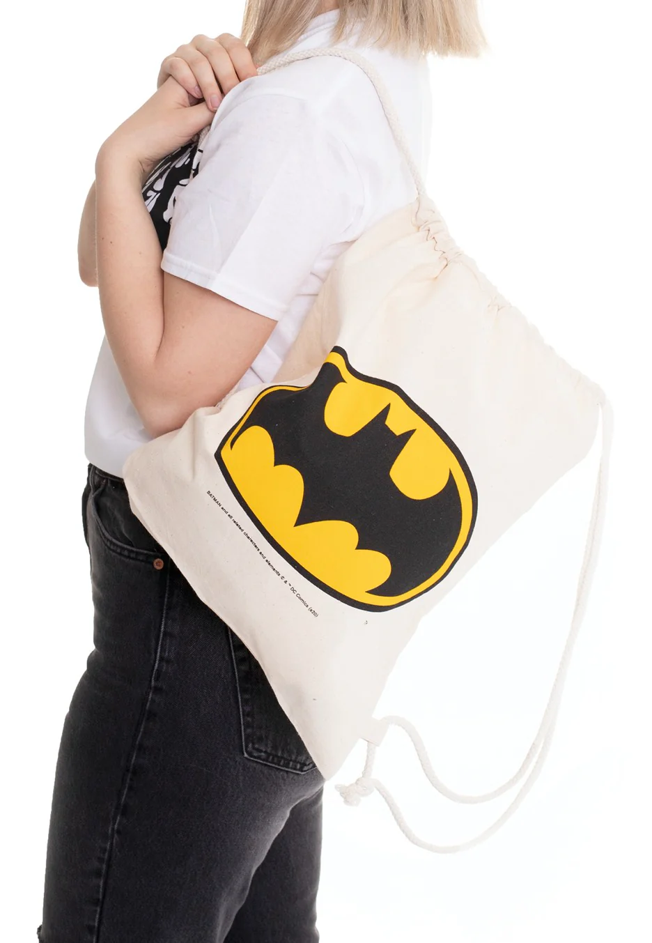 Batman - Logo Drawstring - Backpack - Image 3