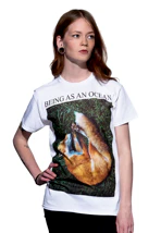 Being As An Ocean - Sleeping Fox White - T-Shirt - Image 7