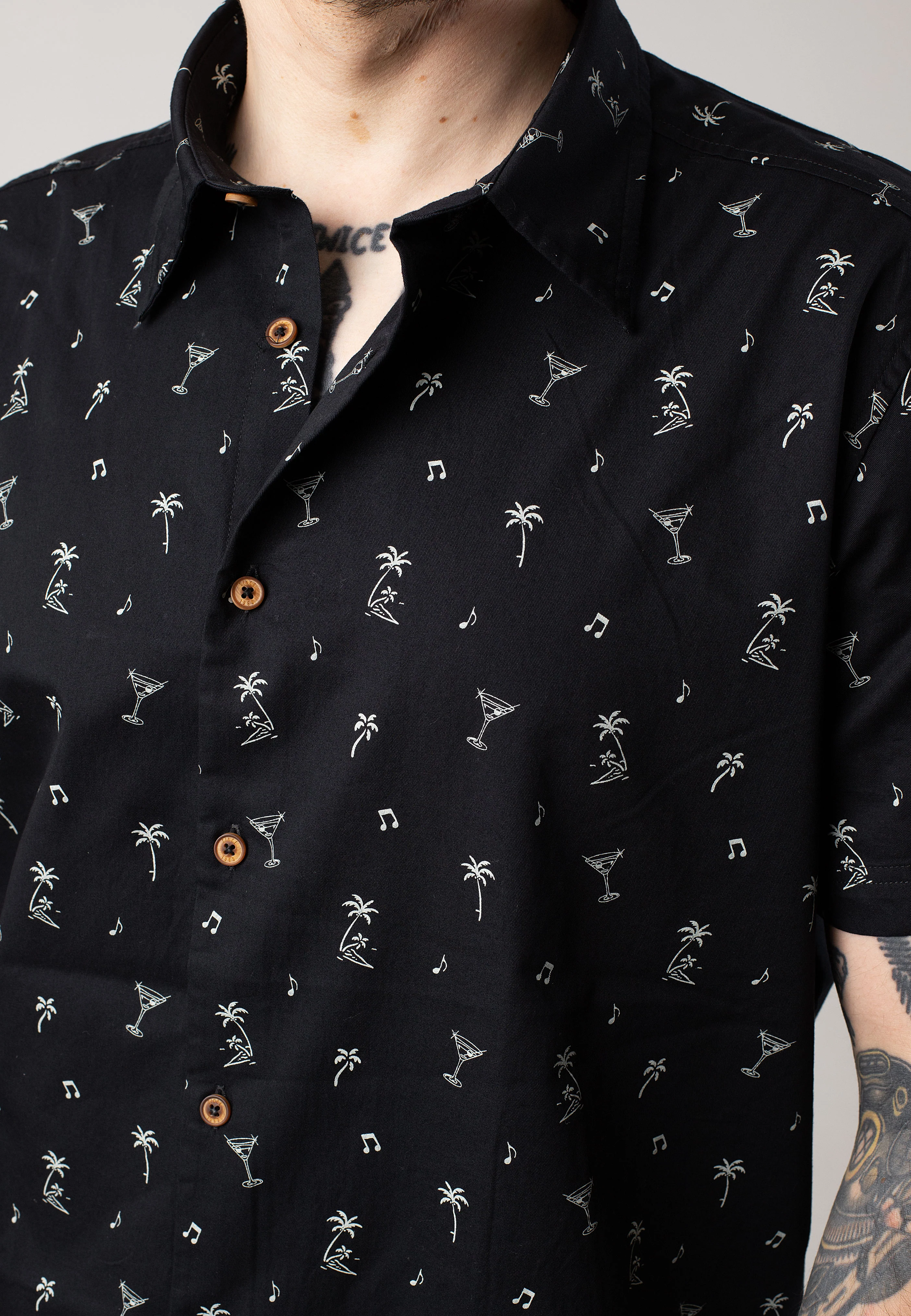Ben Sherman - Scattered Print Black - Shirt - Image 2
