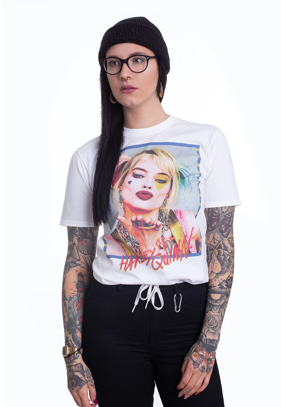Birds Of Prey - Harley Quinn Kiss White - T-Shirt - Image 3