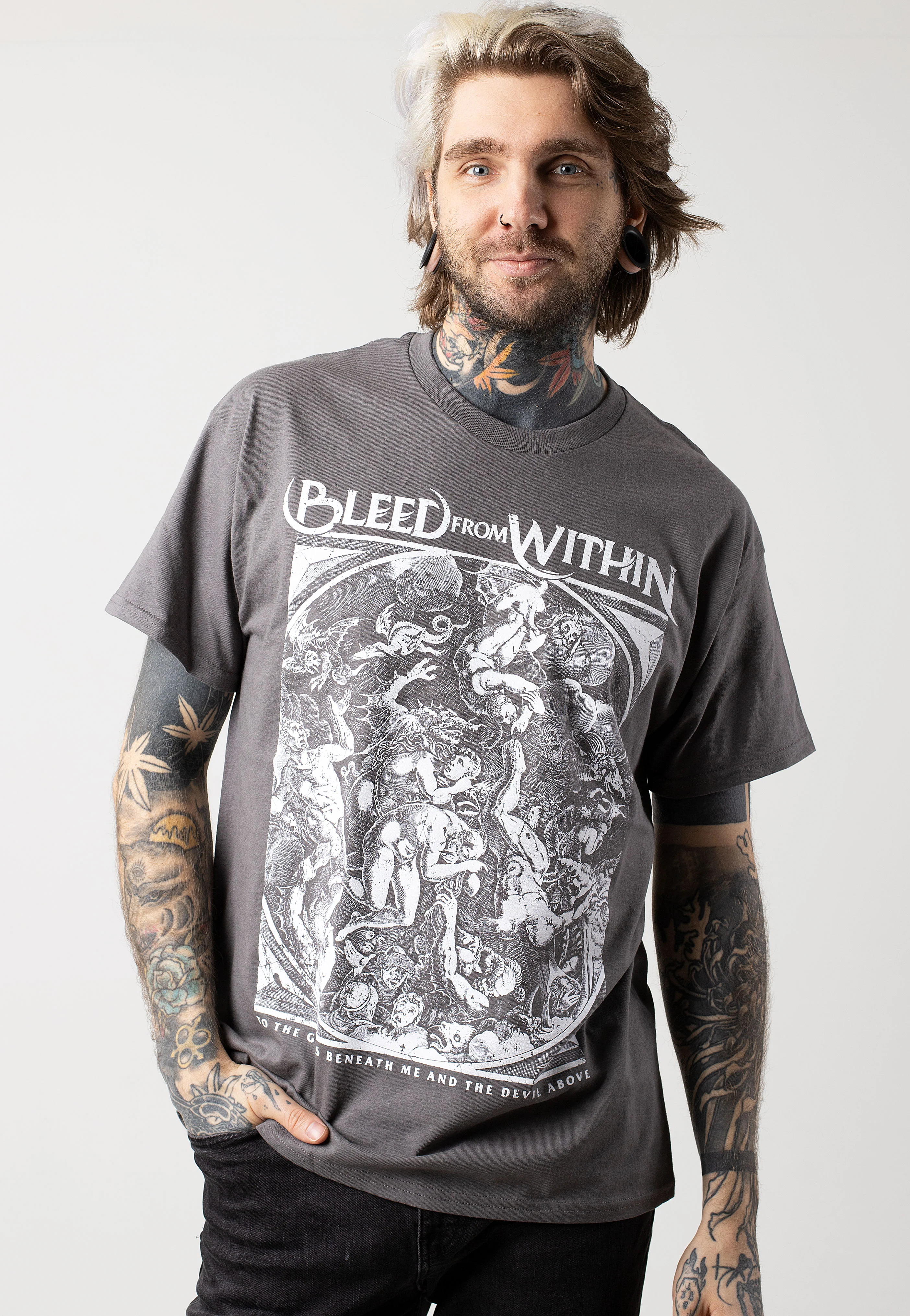 Bleed From Within - Gods Charcoal - T-Shirt - Image 3