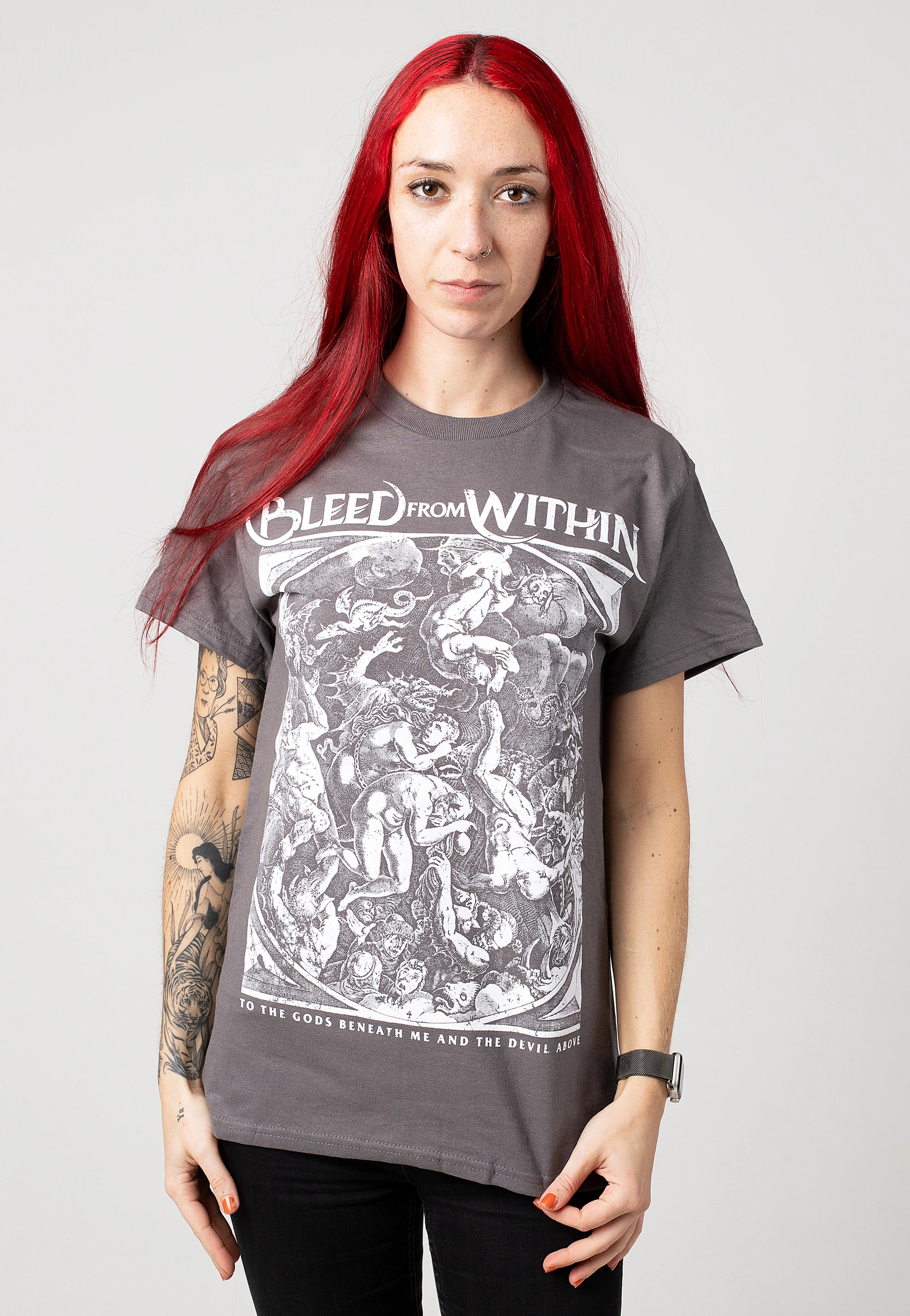 Bleed From Within - Gods Charcoal - T-Shirt - Image 5