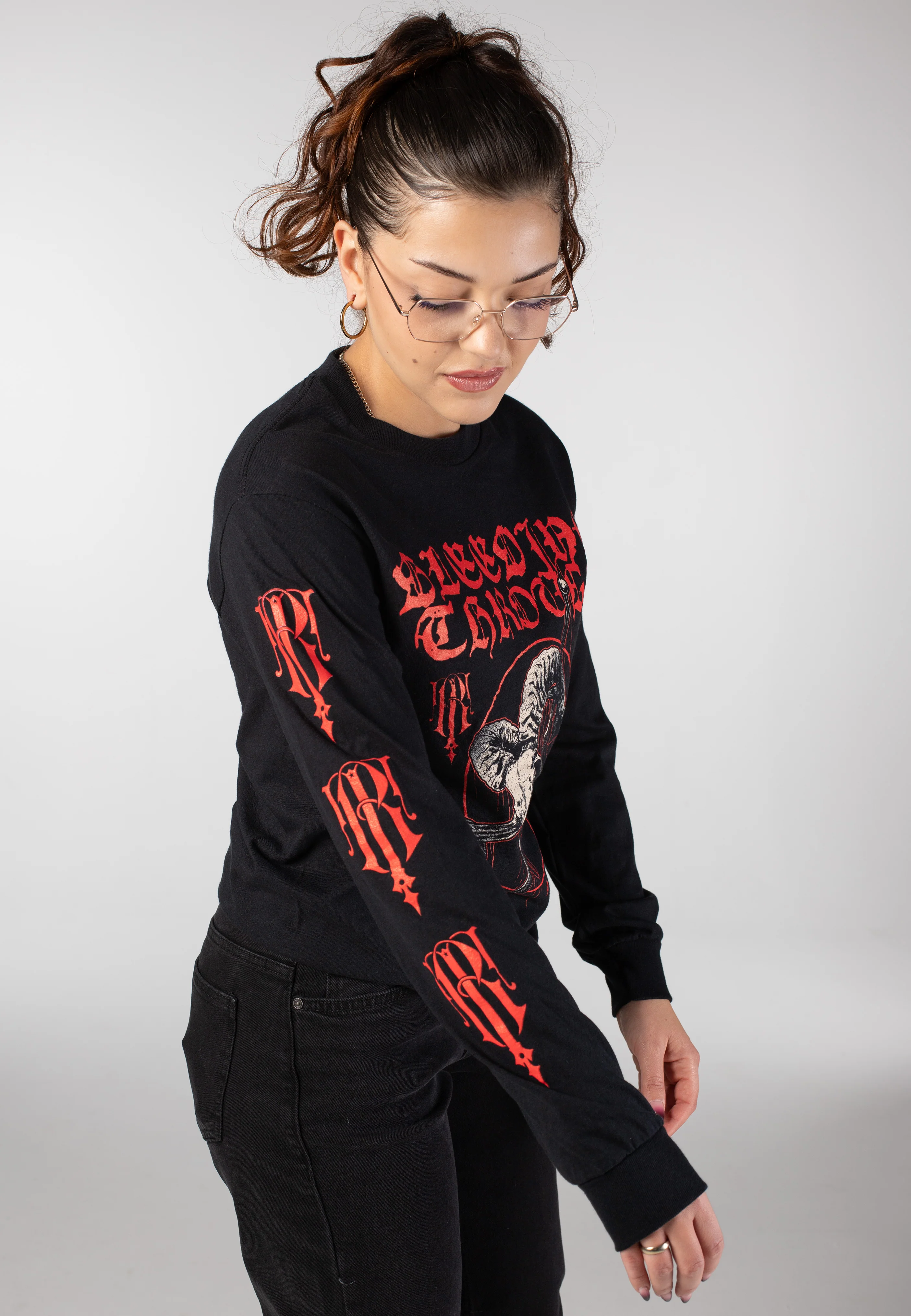 Bleeding Through - Ram Skull - Longsleeve - Image 7