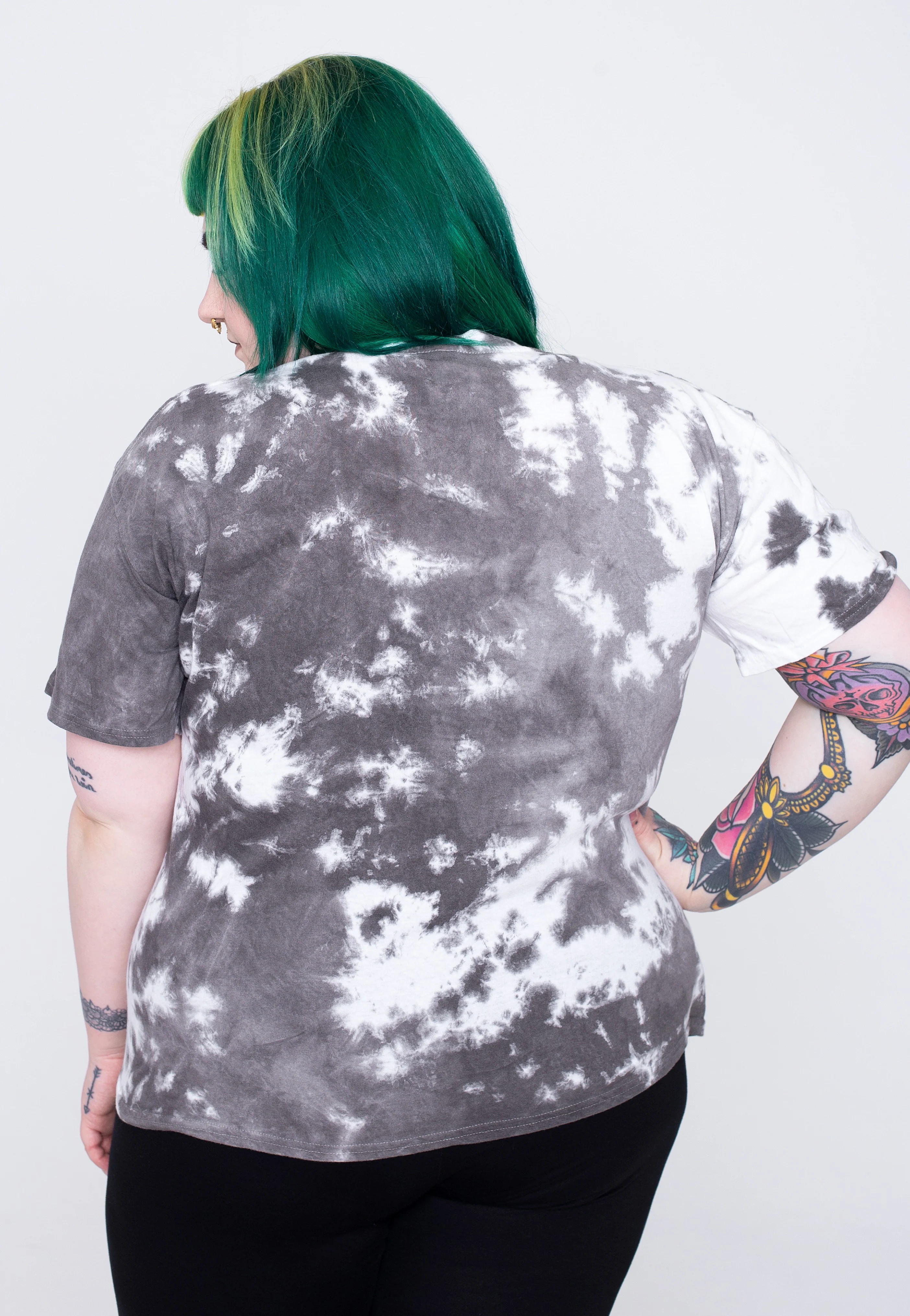Bob Marley - Neon Sign Dip Dye On White - T-Shirt - Image 6