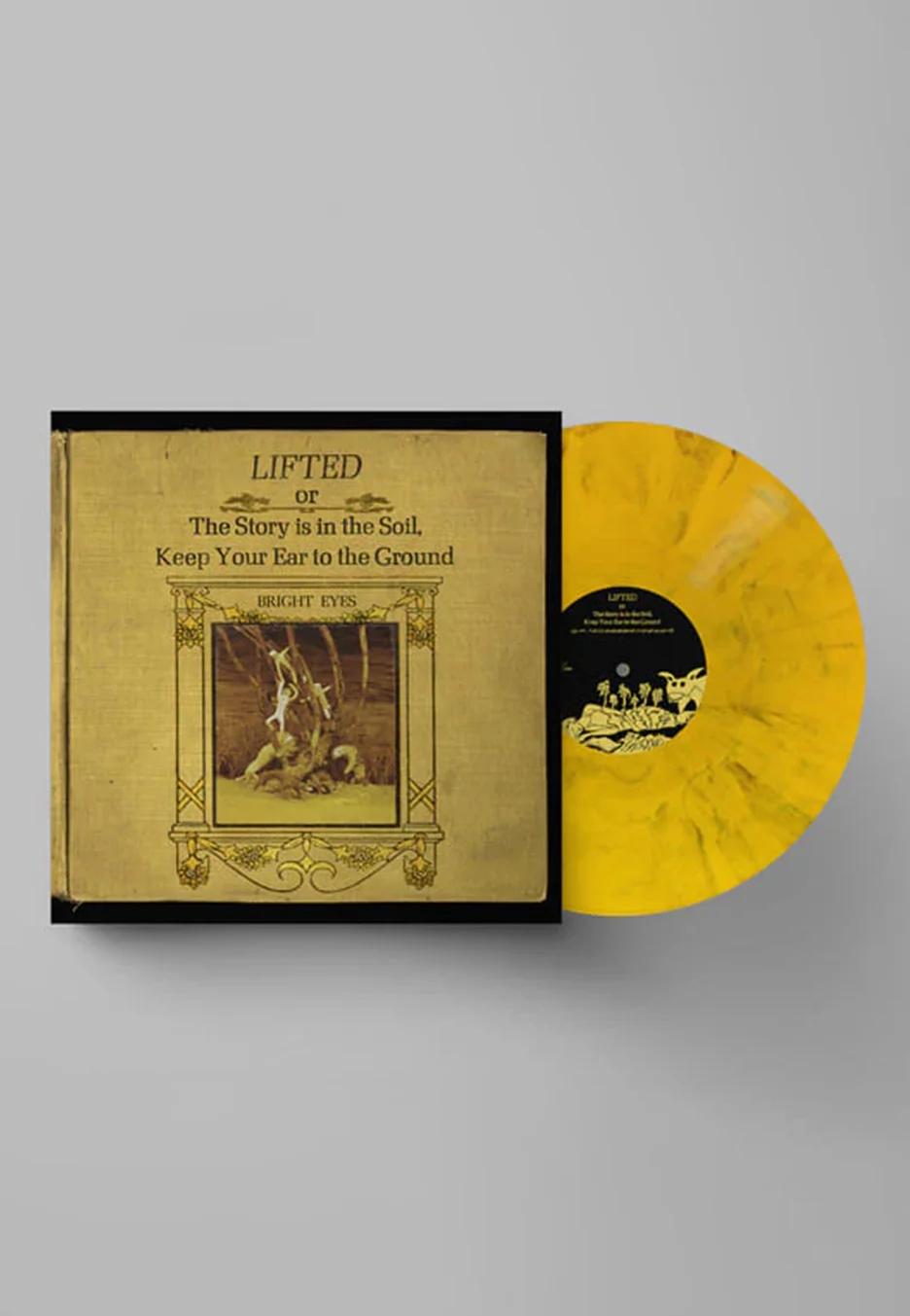 Bright Eyes - Lifted or the Story is in the Soil, Keep Your Ear Ltd. Yellow & Black - Marbled 2 Vinyl