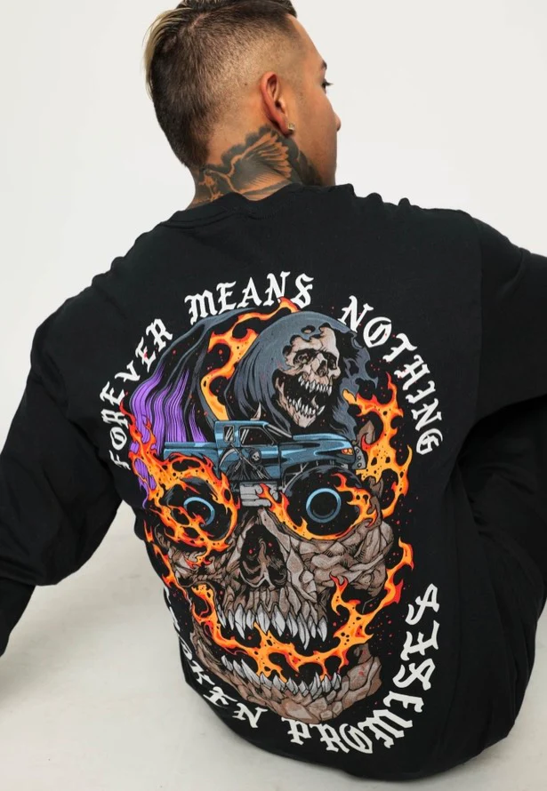 Broken Promises - Magma Black - Longsleeve