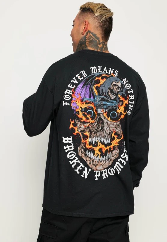 Broken Promises - Magma Black - Longsleeve - Image 3
