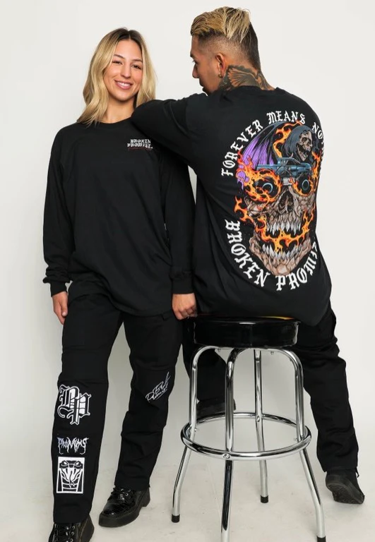 Broken Promises - Magma Black - Longsleeve - Image 7
