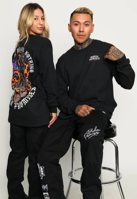 Broken Promises - Magma Black - Longsleeve - Image 8