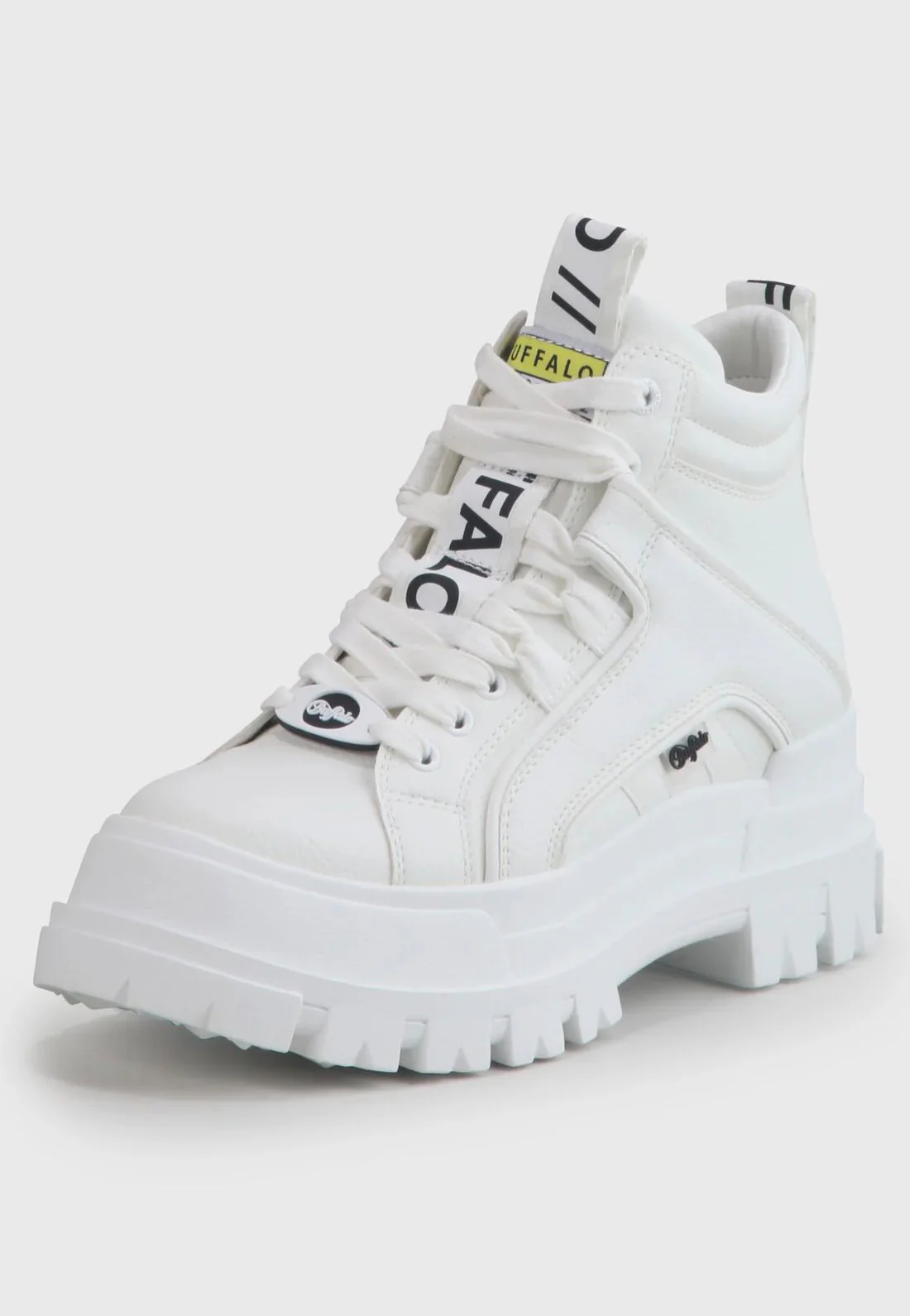 Buffalo - Aspha NC Mid White - Girl Shoes - Image 3