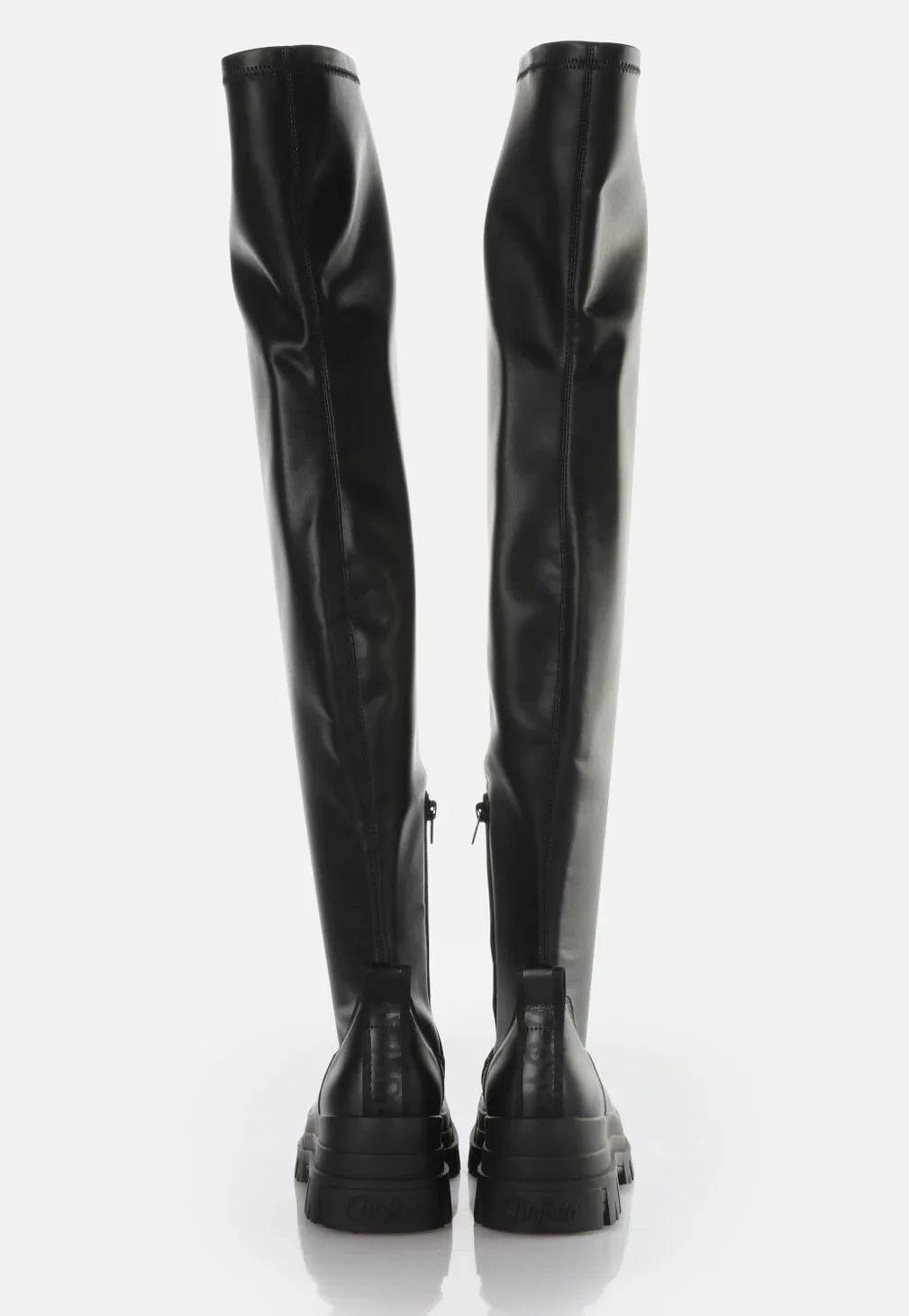 Buffalo - Aspha Stretch Overknee Vegan Nappa Black - Girl Shoes - Image 5