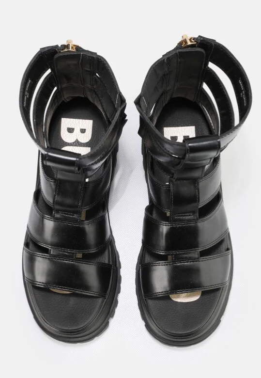 Buffalo - Aspha Zeus Platform Vegan Box Nappa Black - Girl Sandals - Image 2