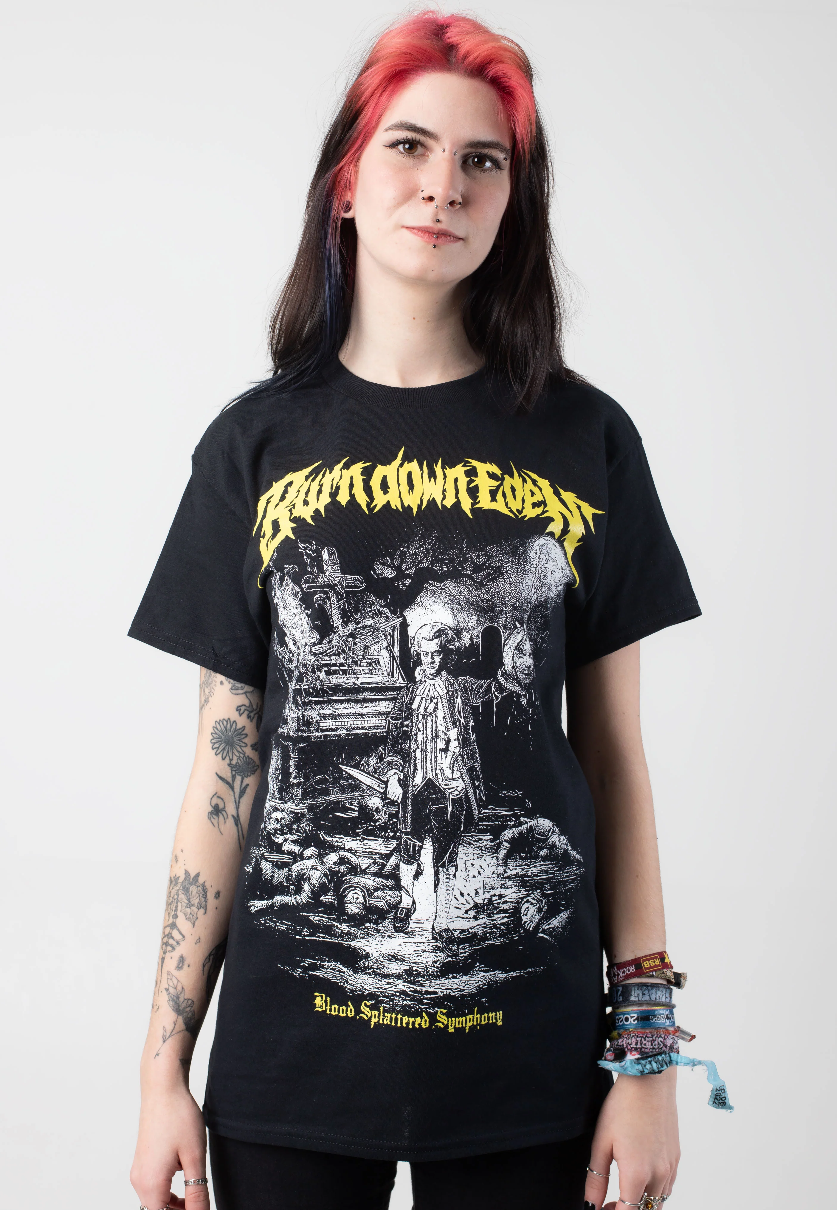 Burn Down Eden - Blood Splattered Symphony - T-Shirt - Image 5