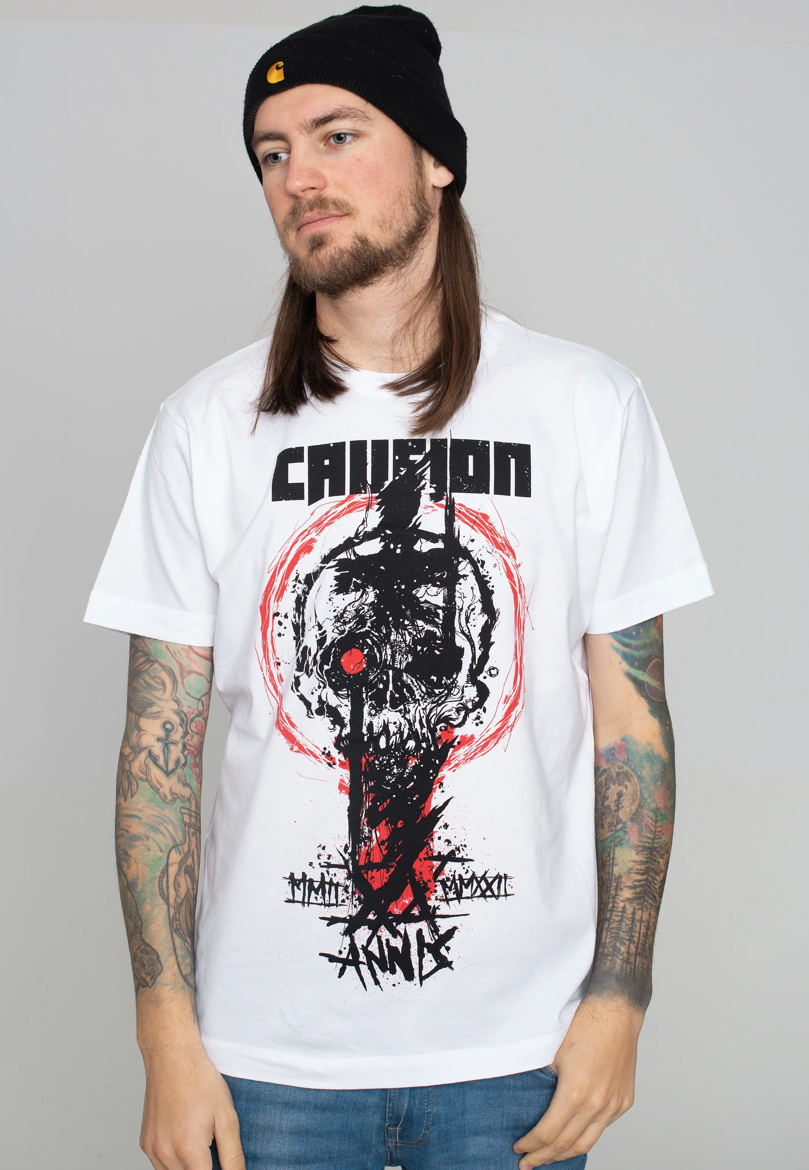 Callejon - MMXXII Skull White - T-Shirt - Image 3