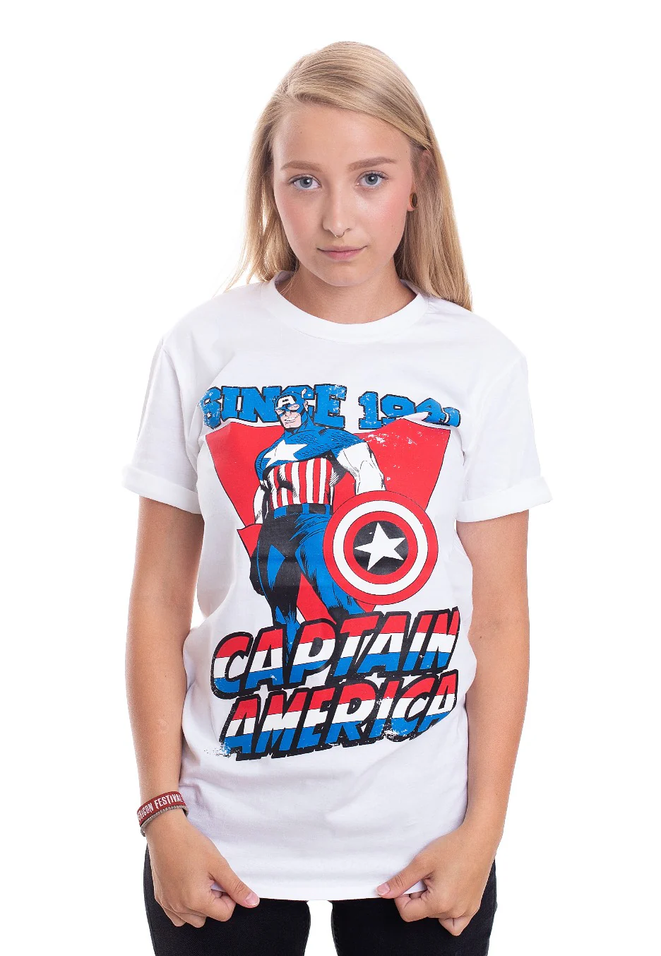 Captain America - Since 1941 White - T-Shirt - Image 5