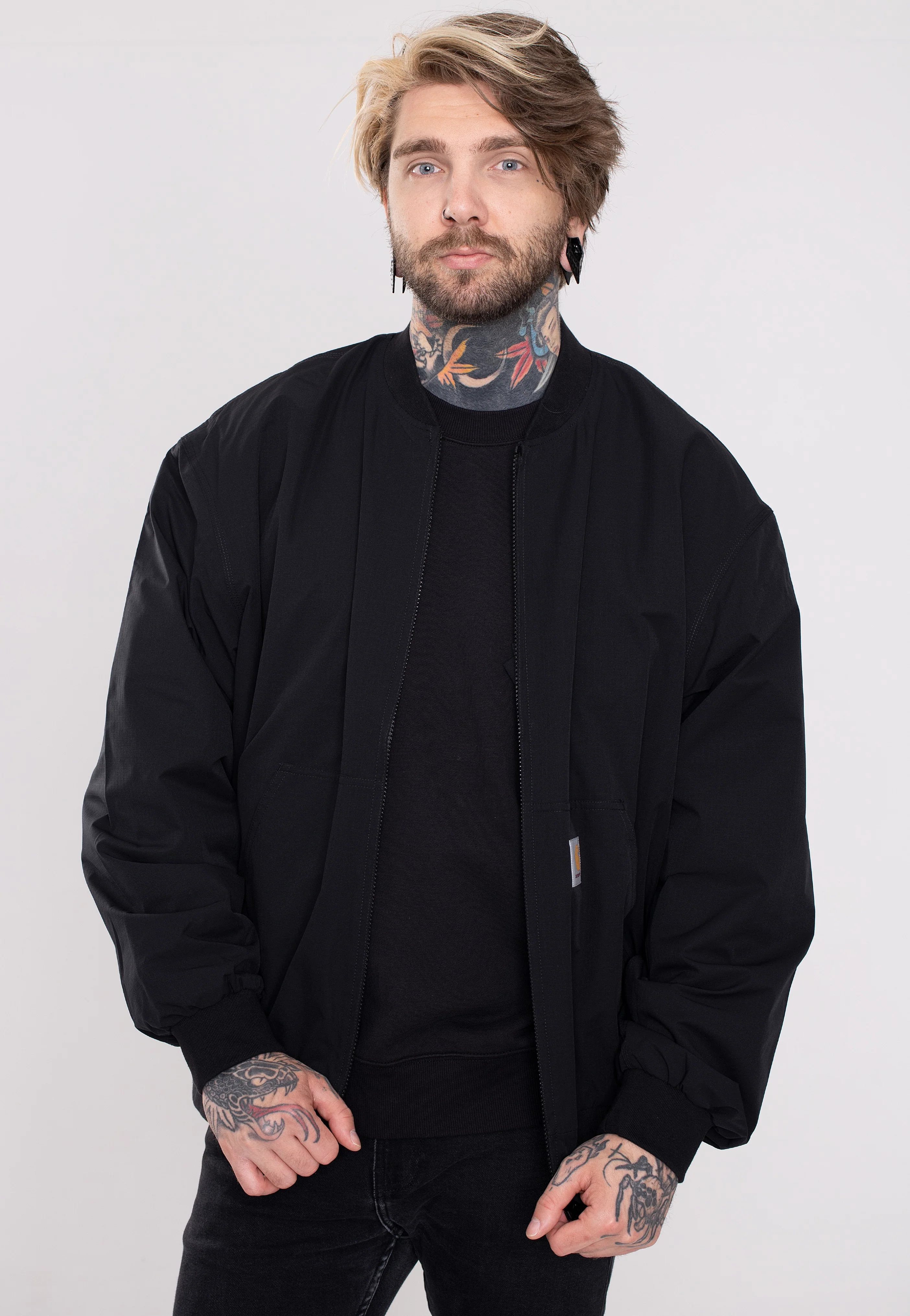Carhartt WIP - Active Bomber Black - Jacket - Image 4