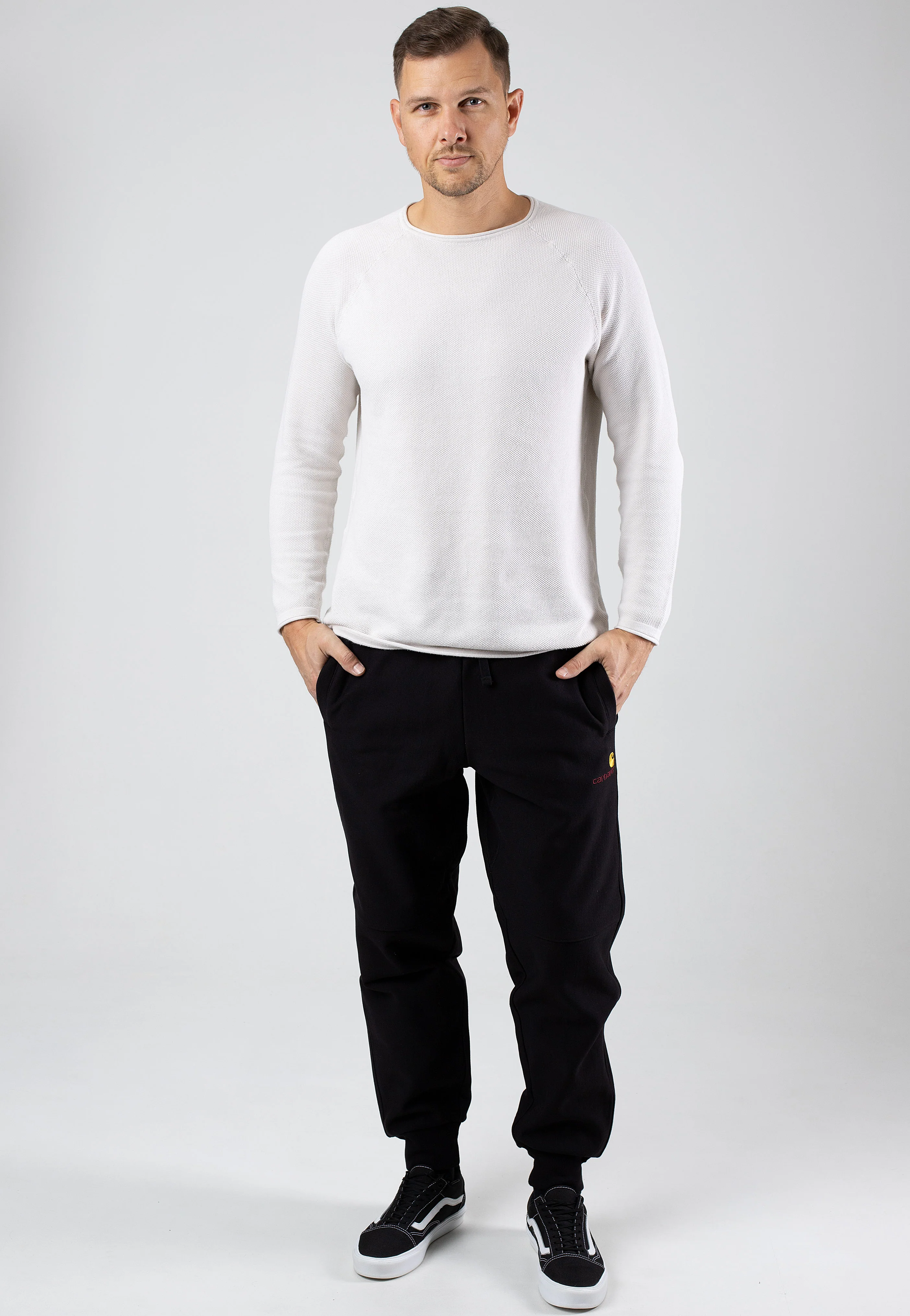 Carhartt WIP - American Script Black - Sweat Pants - Image 2