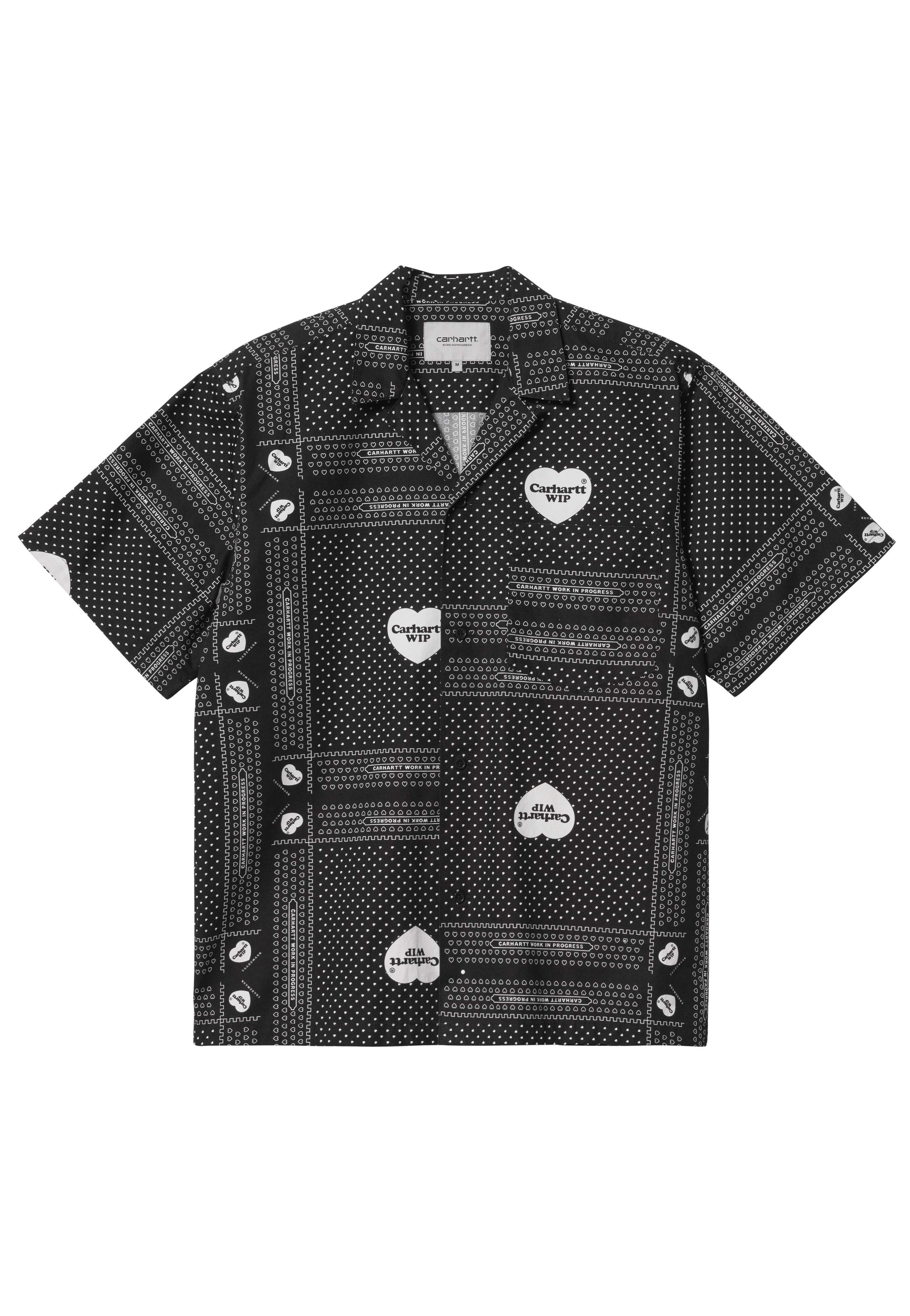 Carhartt WIP - Heart Bandana Heart Bandana Print/Black - Shirt - Image 4