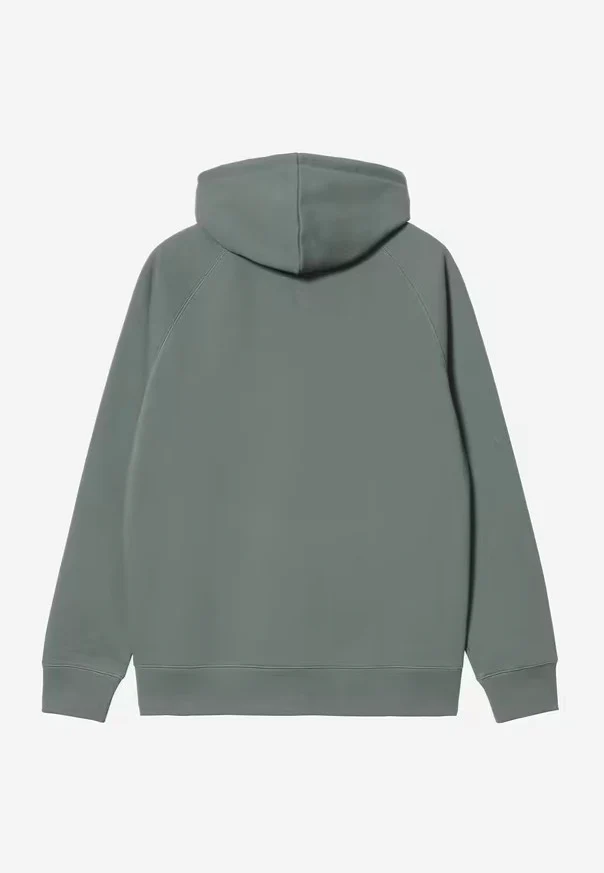 Carhartt WIP - Hooded Chase Velvet Green/Gold - Zipper - Image 7
