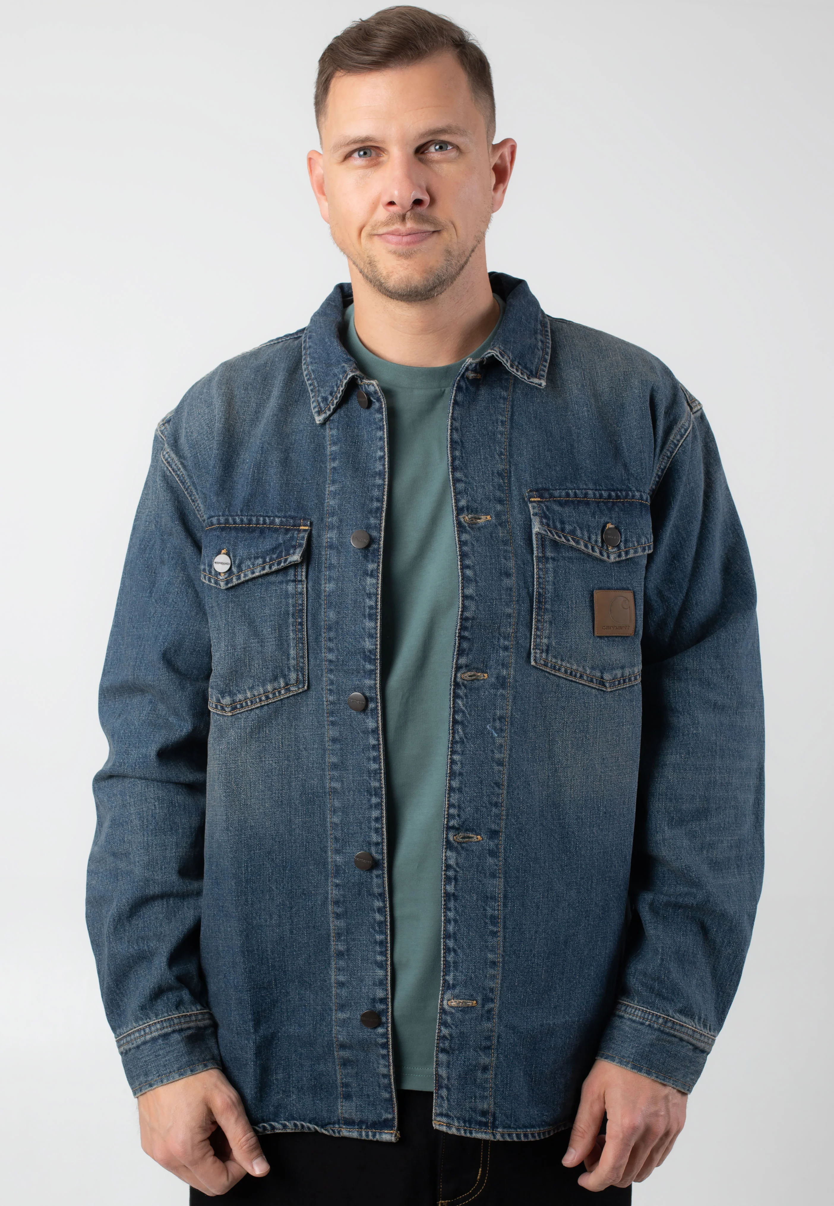 Carhartt WIP - Lincoln Worn Used Wash Blue - Jacket