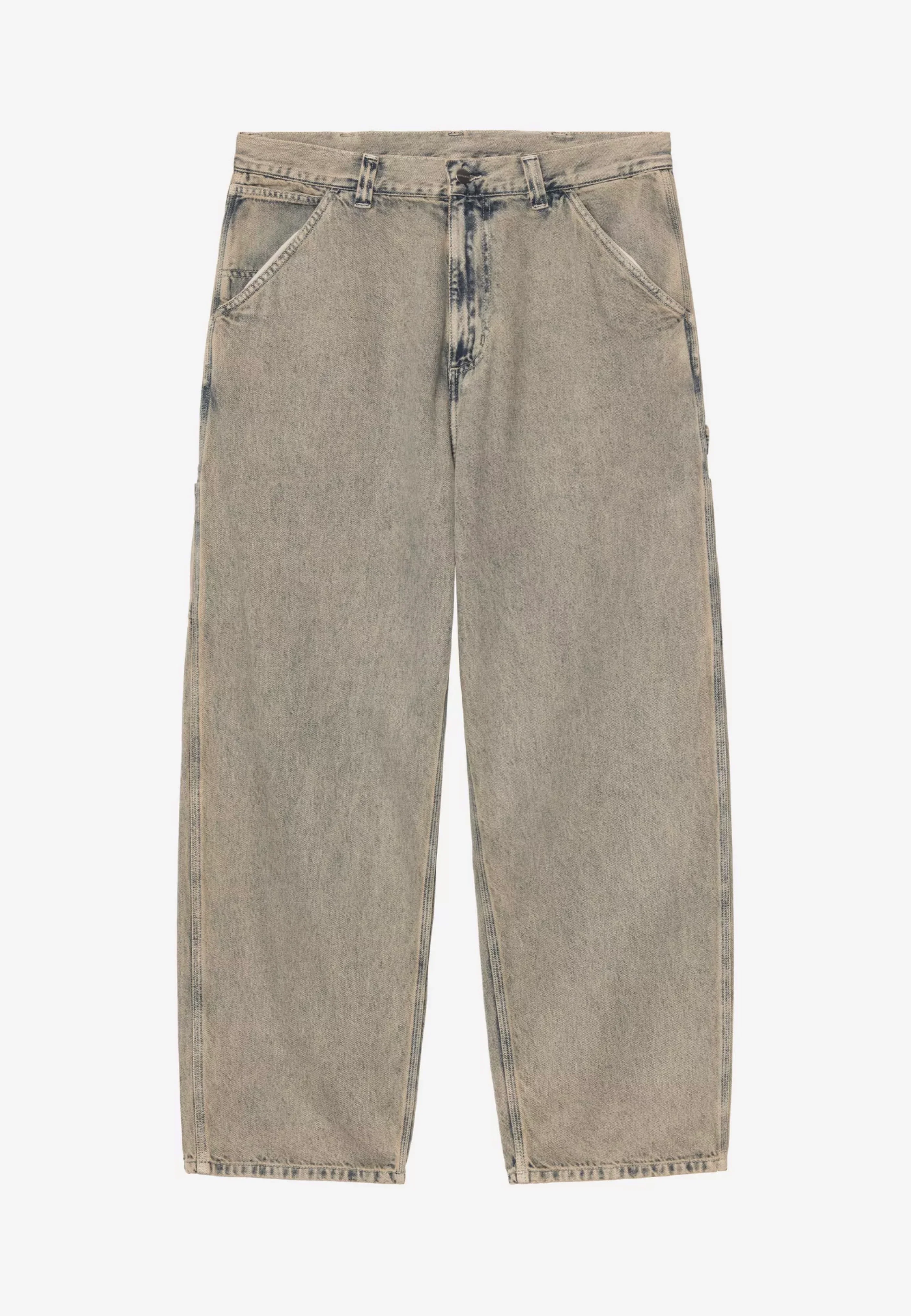 Carhartt WIP - OG Single Knee Blue/Leather Garment Dyed - Jeans - Image 8