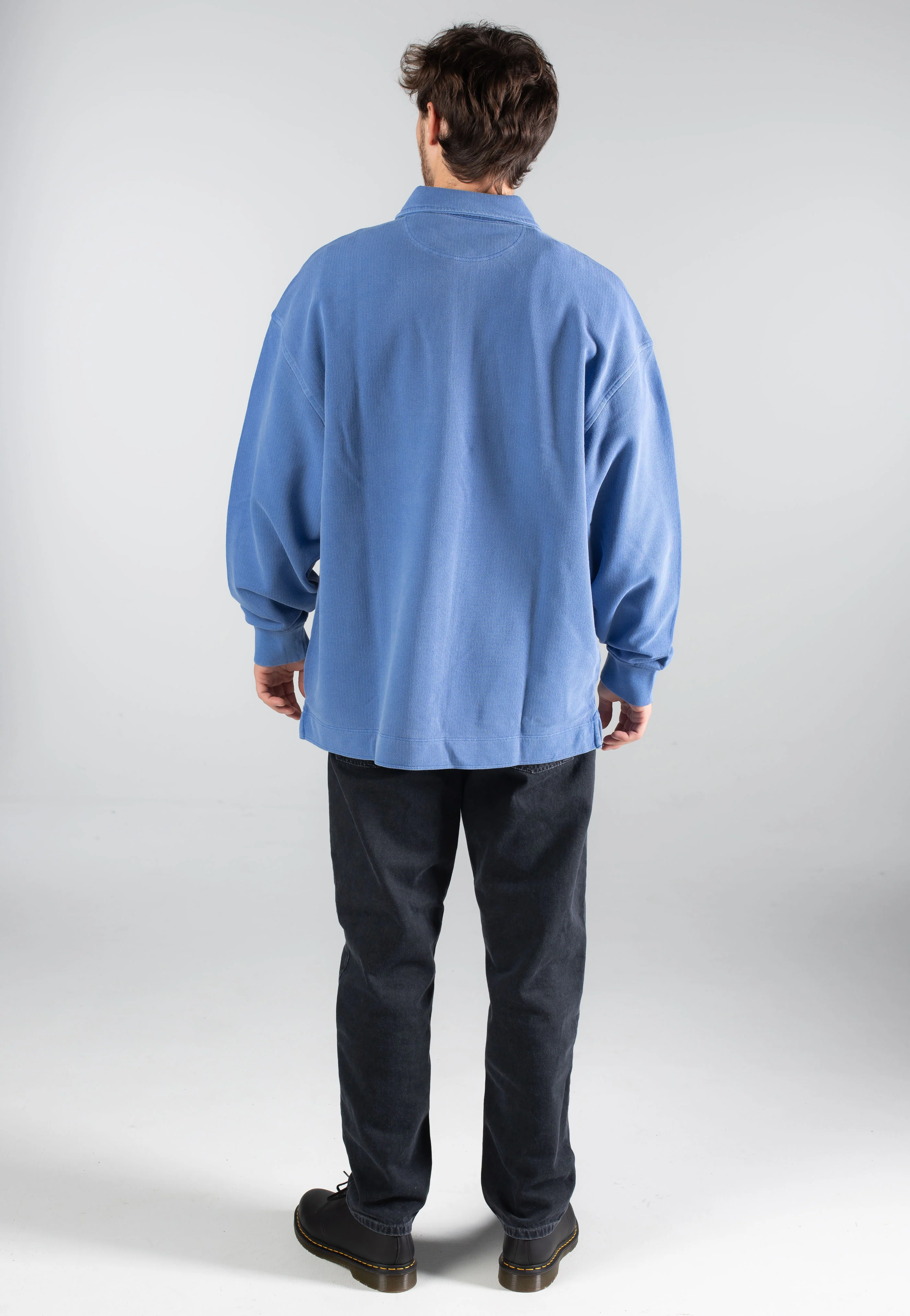 Carhartt WIP - Piqué Script Wolfsbane/White - Sweater - Image 5