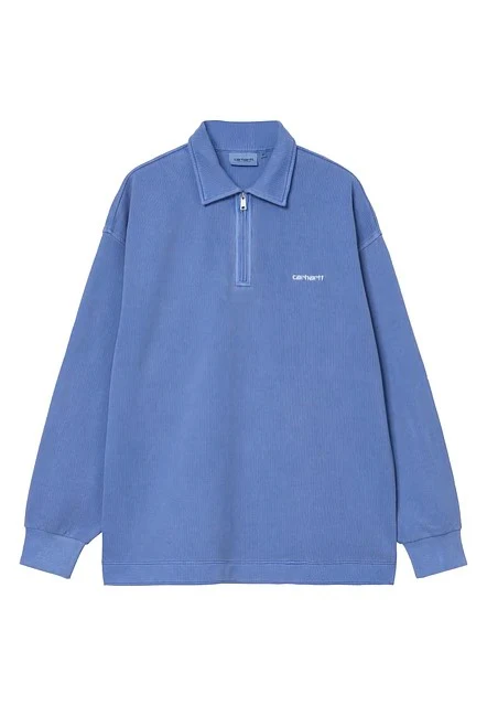 Carhartt WIP - Piqué Script Wolfsbane/White - Sweater - Image 6