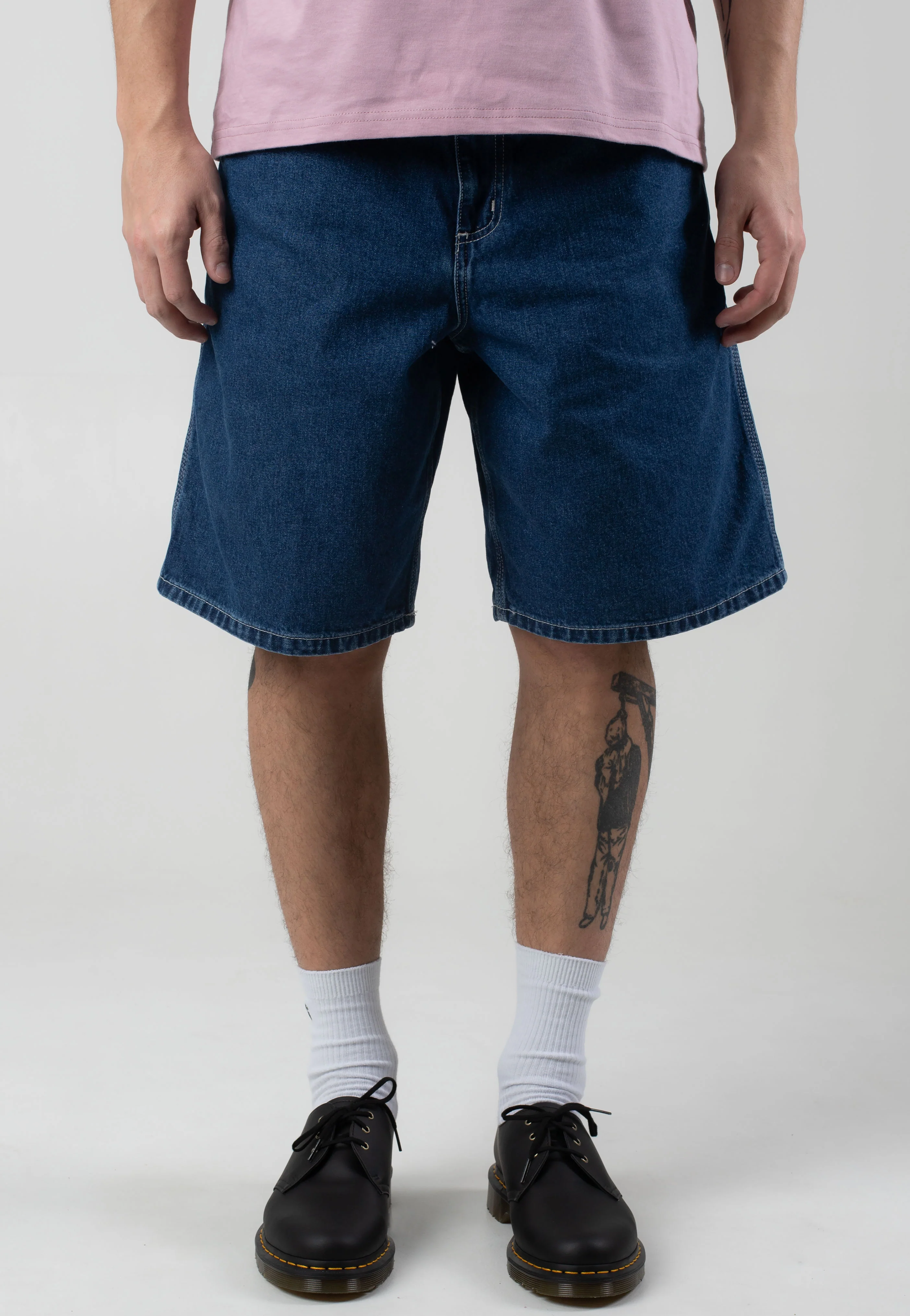 Carhartt WIP - Simple Stone Washed Blue - Shorts - Image 2