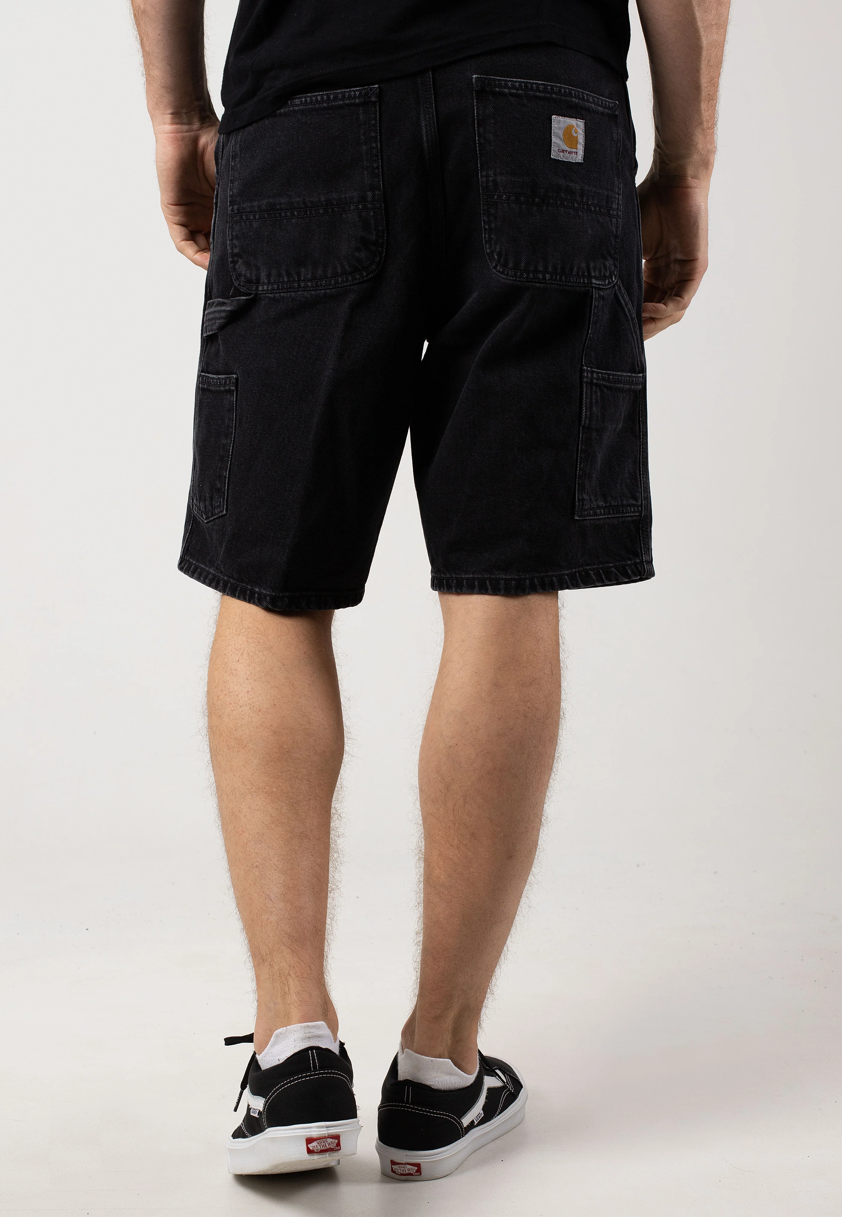 Carhartt WIP - Single Knee Stone Washed Black - Shorts - Image 5
