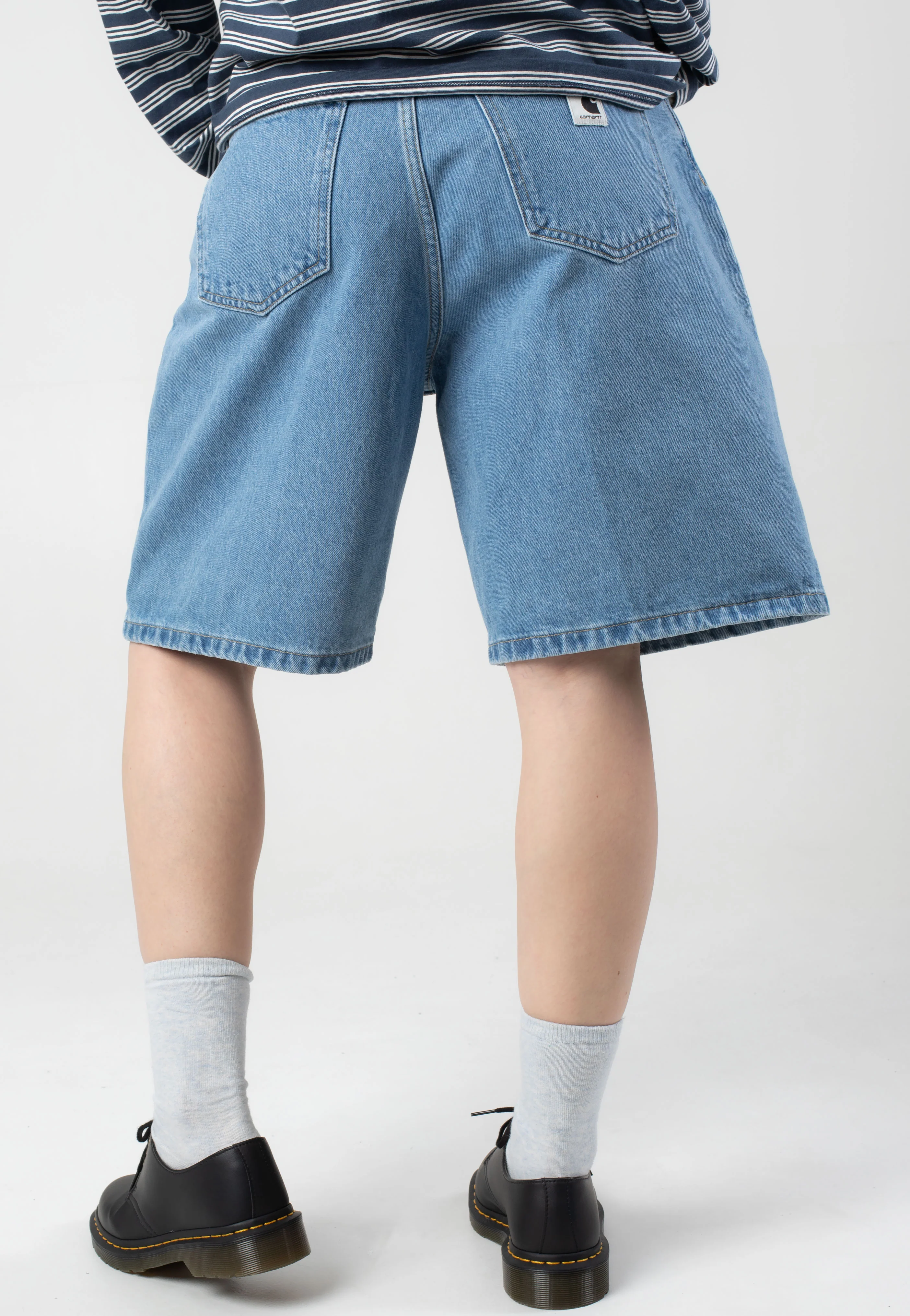 Carhartt WIP - W' Brandon Stone Bleached Blue - Shorts - Image 3