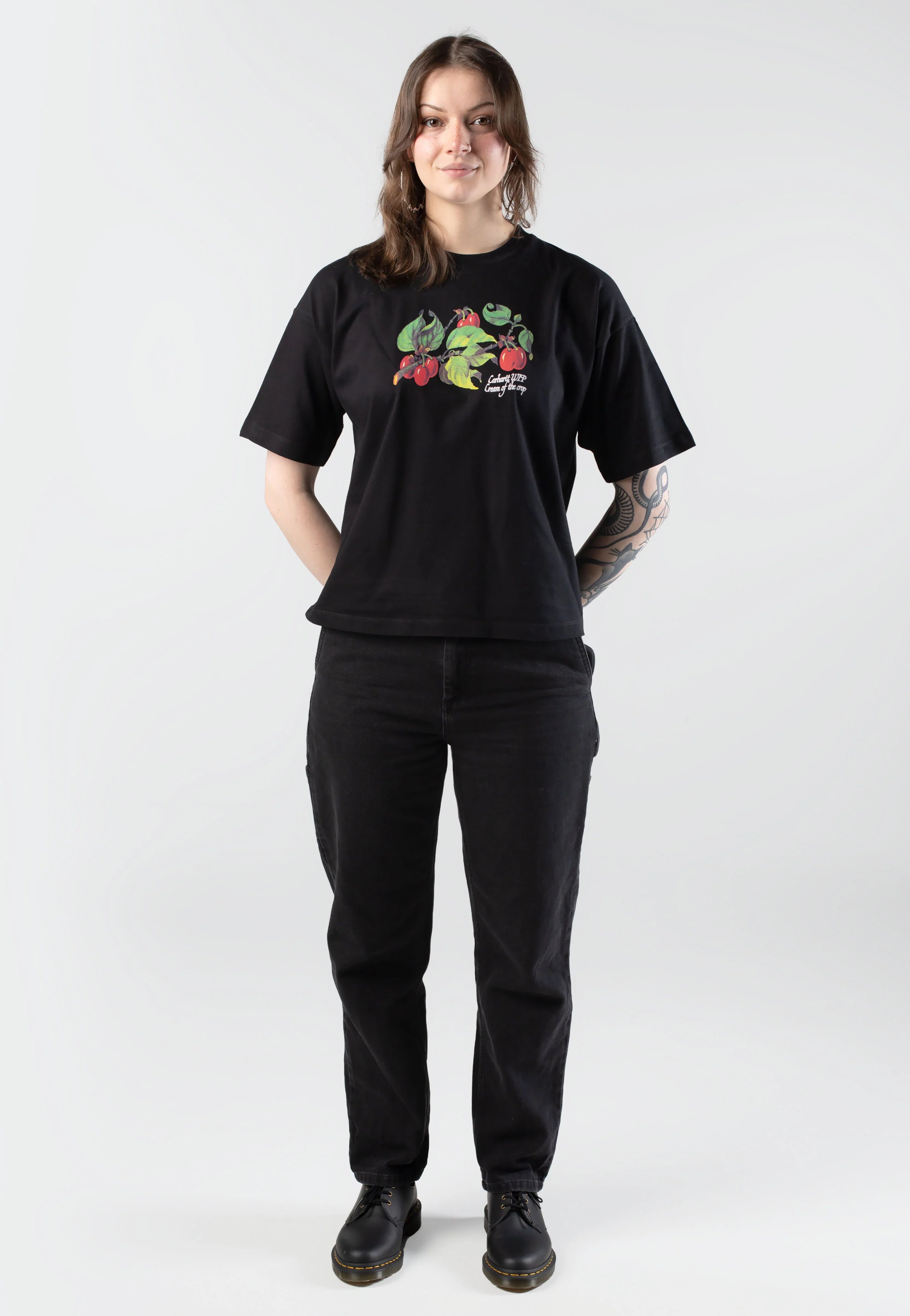 Carhartt WIP - W' Cream Of The Crop Black - T-Shirt - Image 2