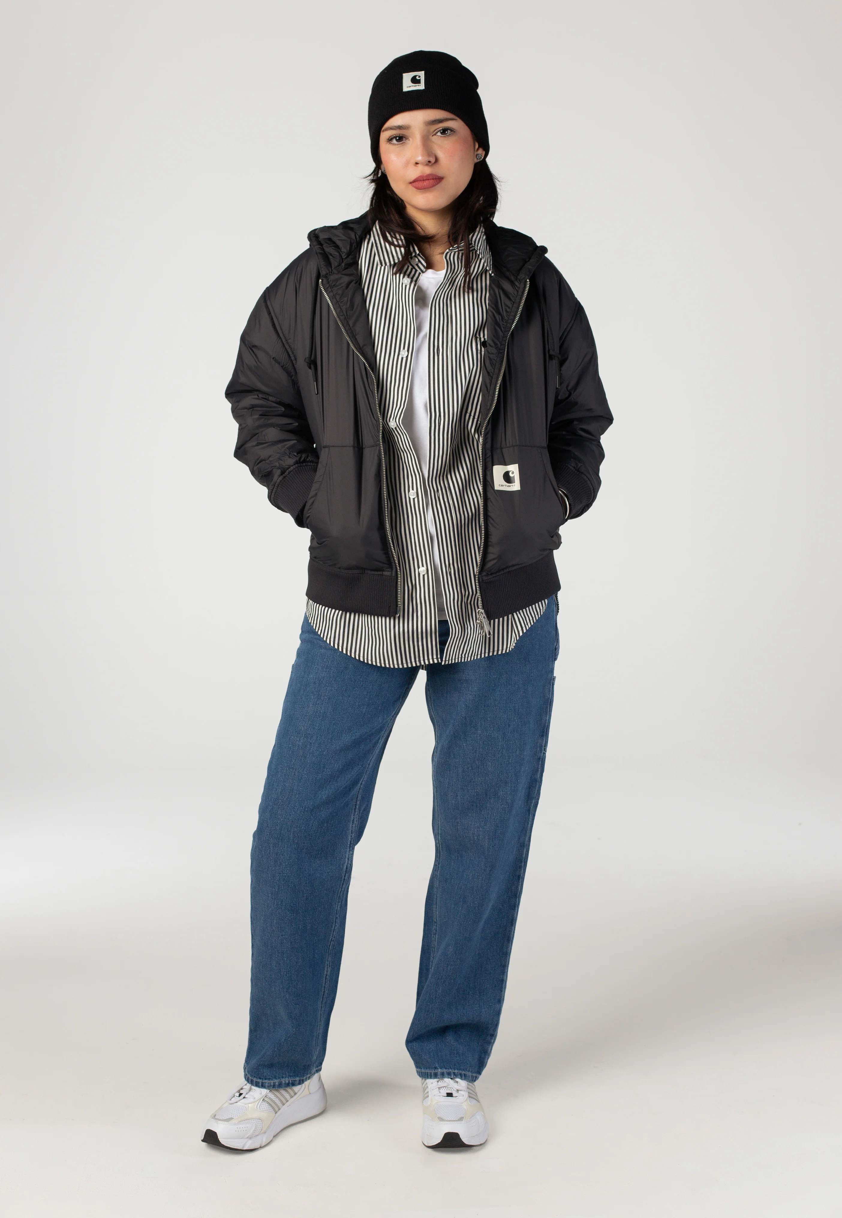 Carhartt WIP - W‘ Daldry Daldry Stripe Black/Wax - Shirt - Image 2
