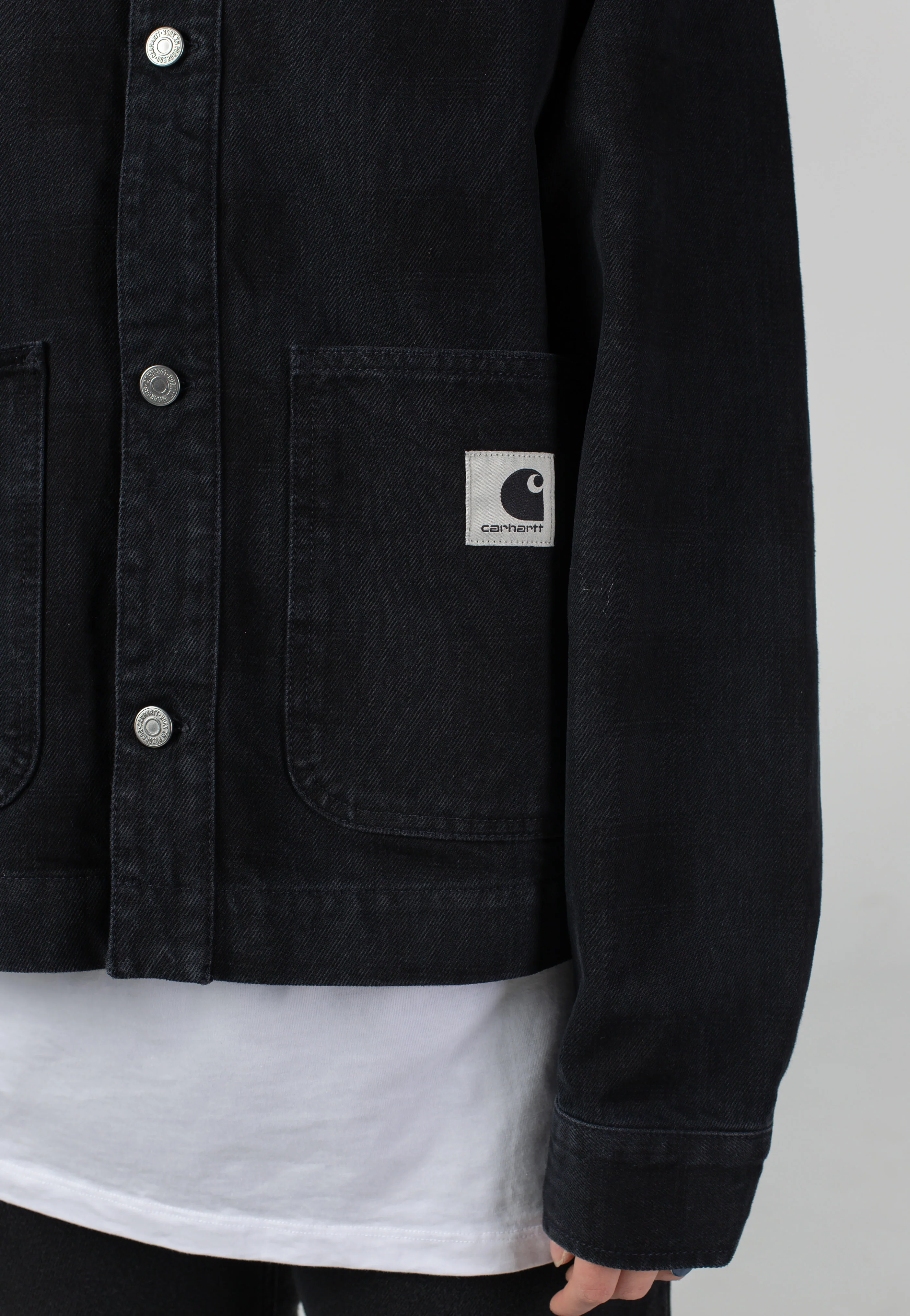 Carhartt WIP - W' Everson Stone Washed Print Black - Jacket - Image 10